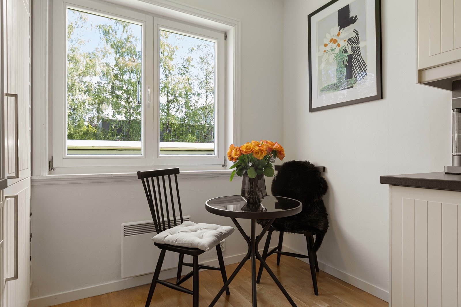 Her er det plass til sittegruppe i enden. Galleribilde