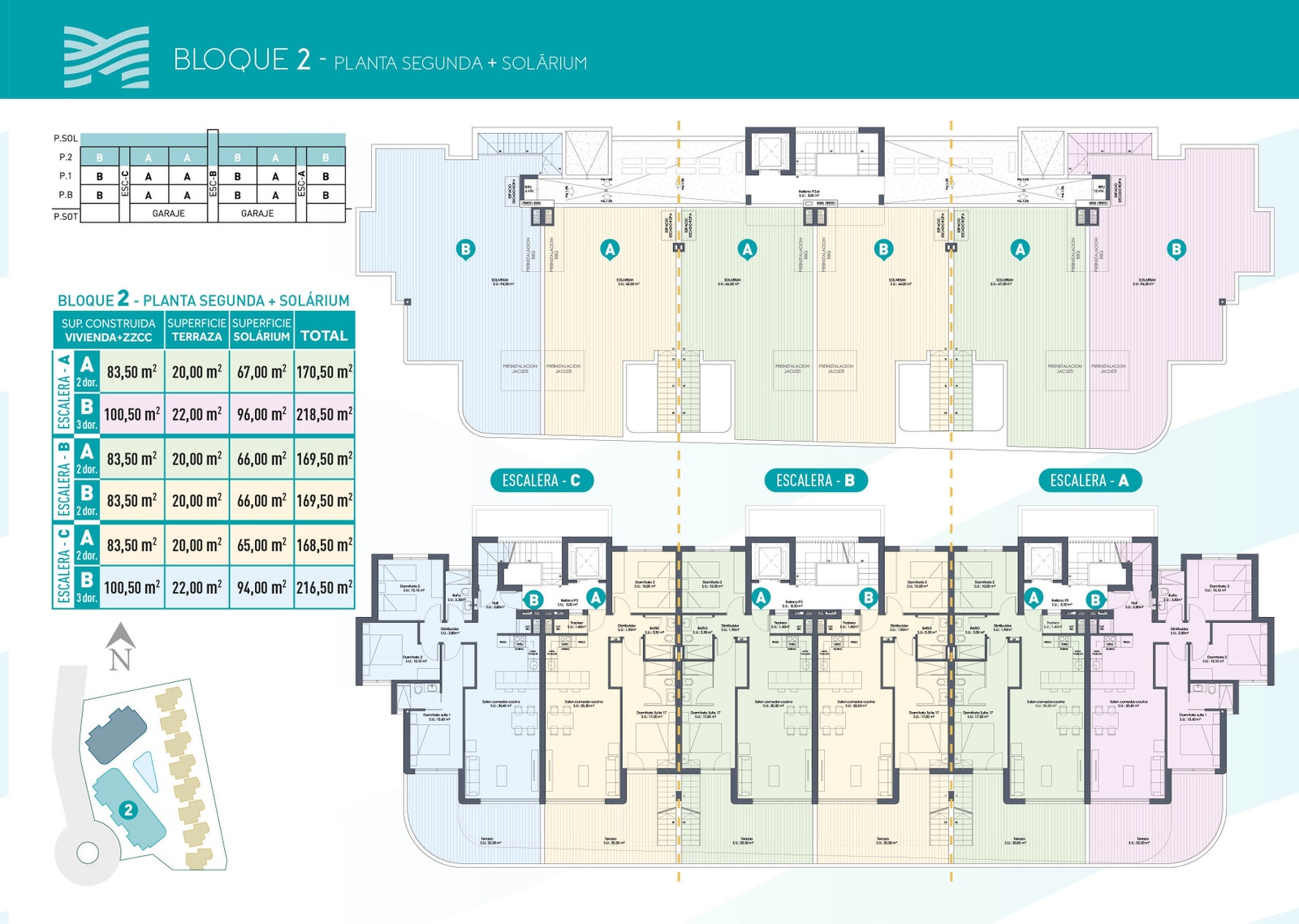Plantegninger penthouse Galleribilde