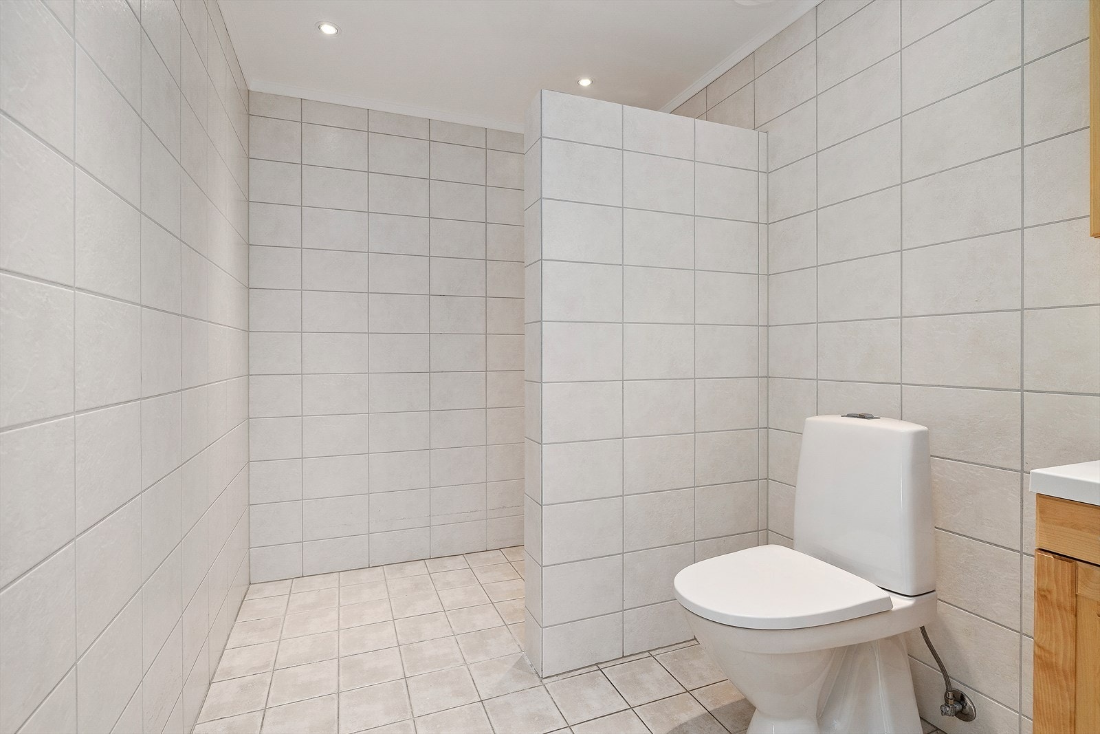 Romslig helfliset dusj. Galleribilde