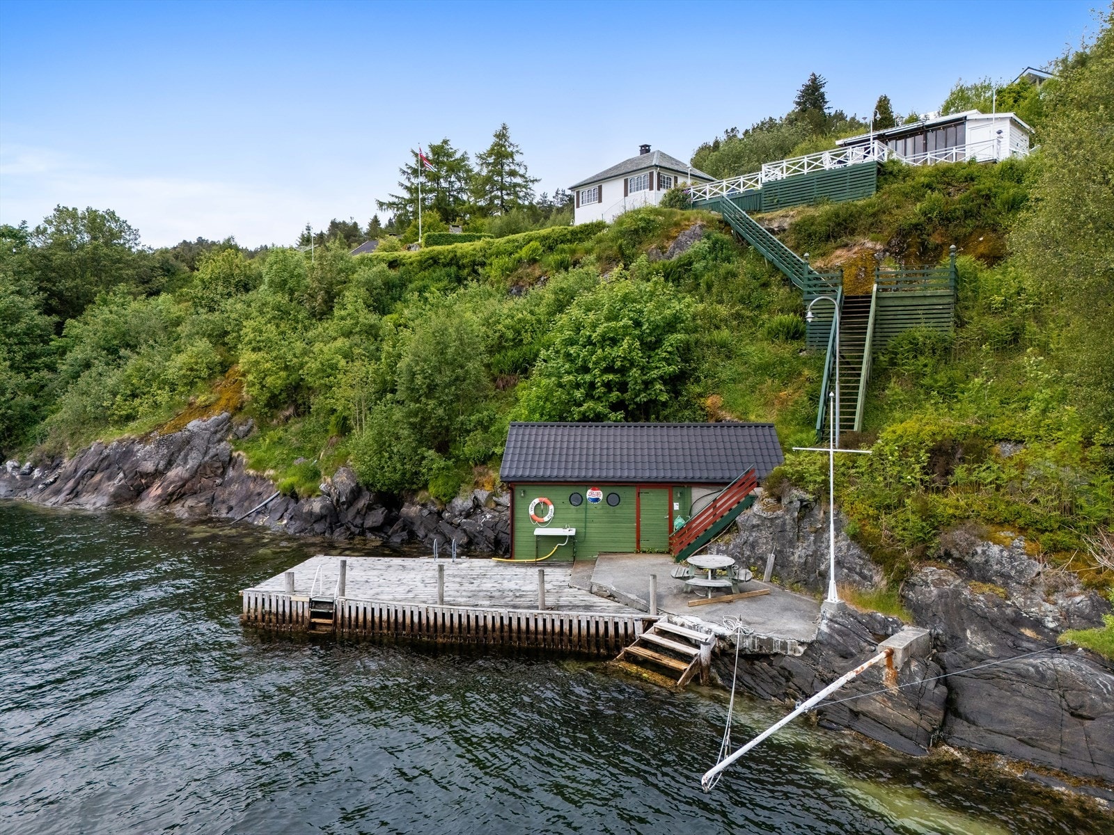 Her er det fint å sitte på sommerstid. Galleribilde