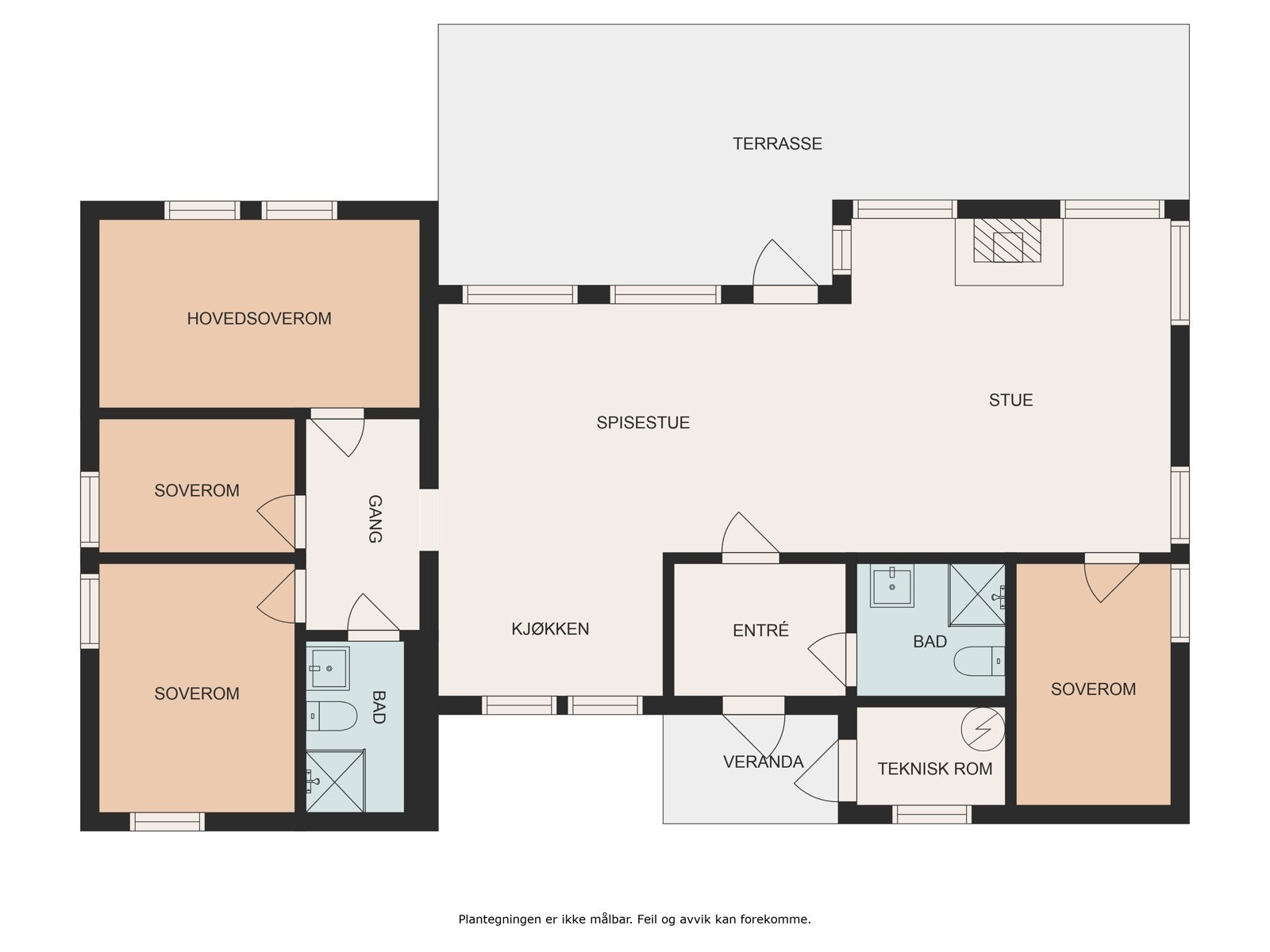 Plantegning Galleribilde