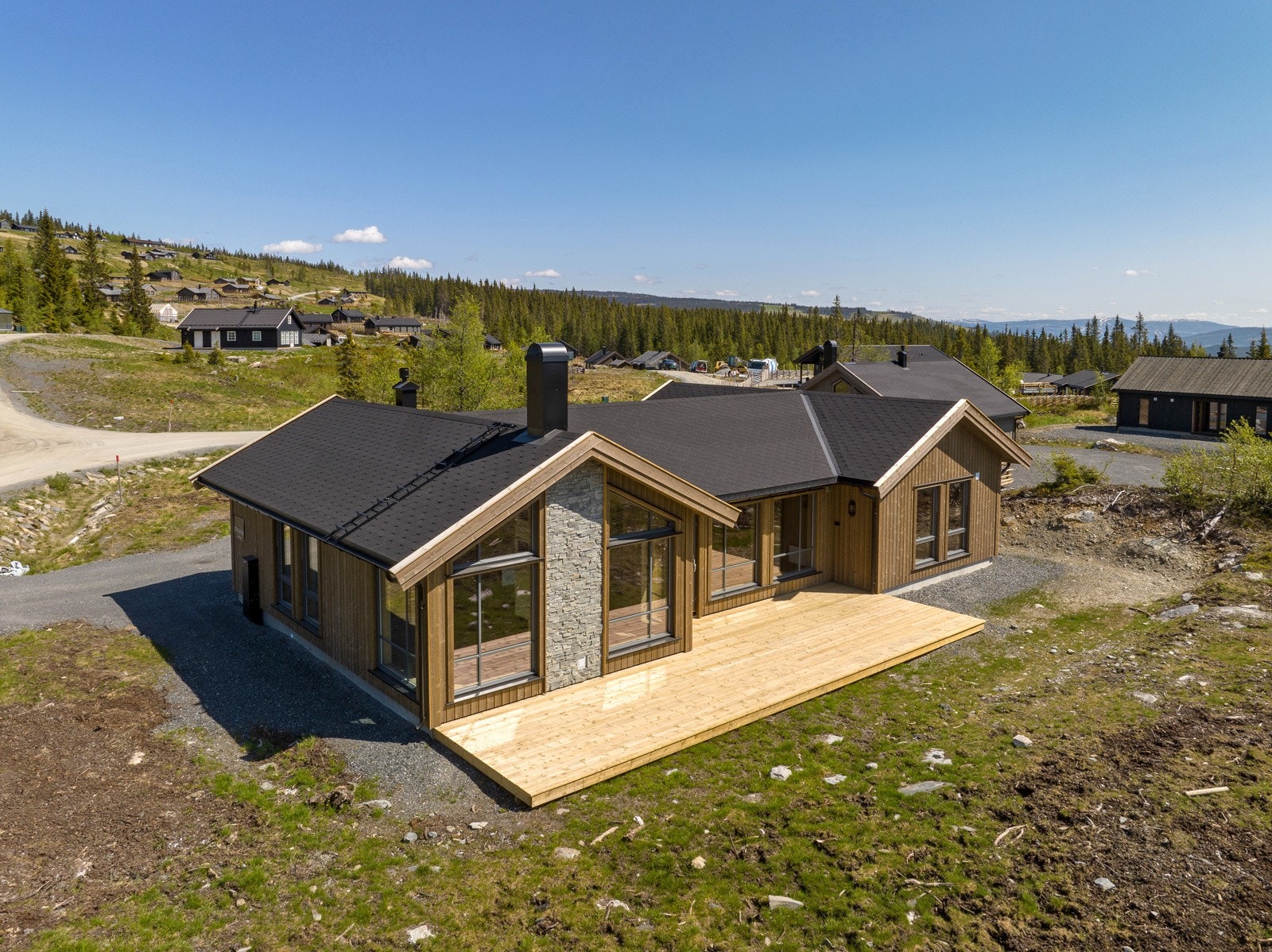 Skiløyper går like ved hytta og er videre koblet sammen med det omfattende og velpreparerte løypenettet på Skeikampen Galleribilde