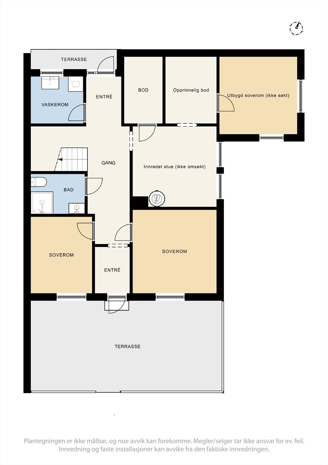 Plantegning 1.etasje Galleribilde