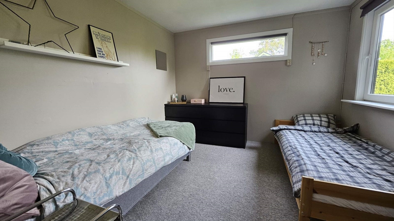 Rom innredet som soverom. Galleribilde