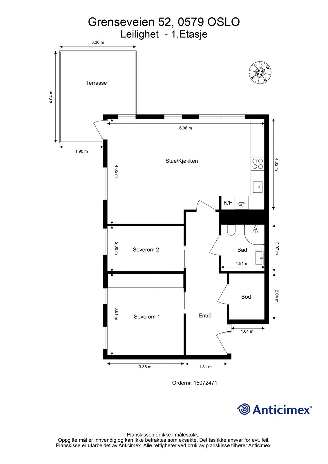 Plantegning Galleribilde