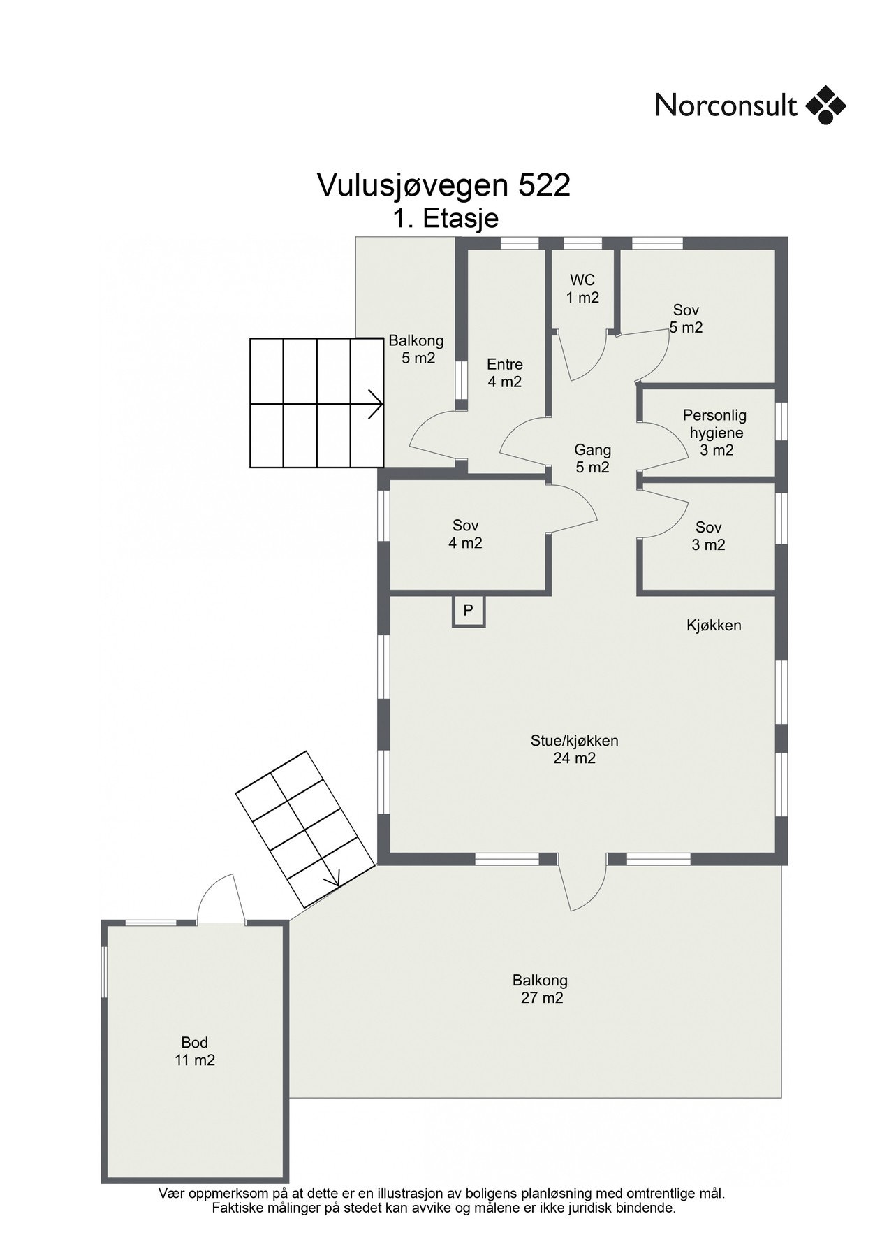 Planskisse Galleribilde