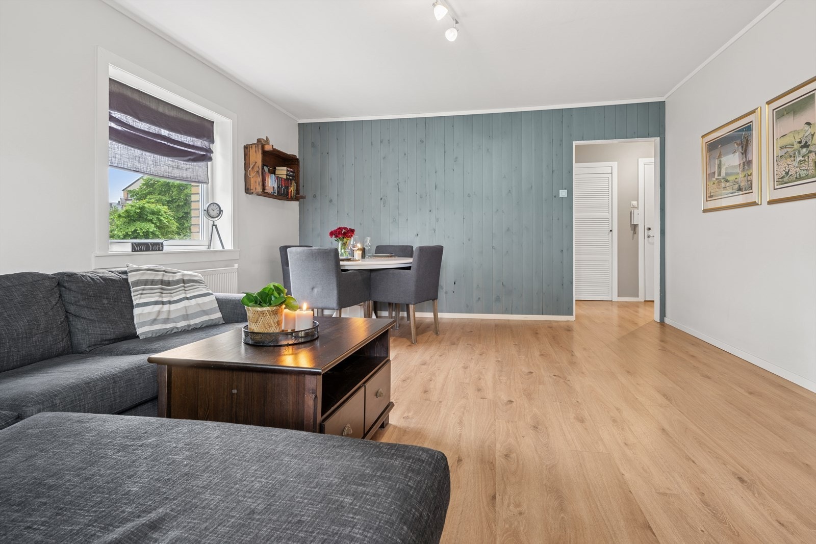 Leiligheten har en fin planløsning. Galleribilde