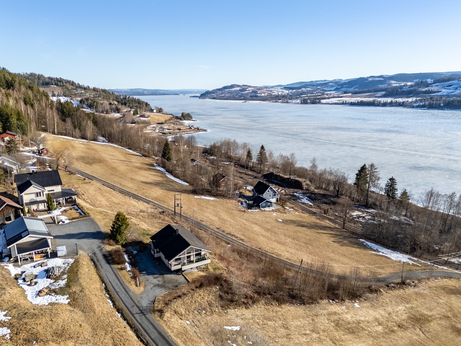 Dronebilde av området. Galleribilde