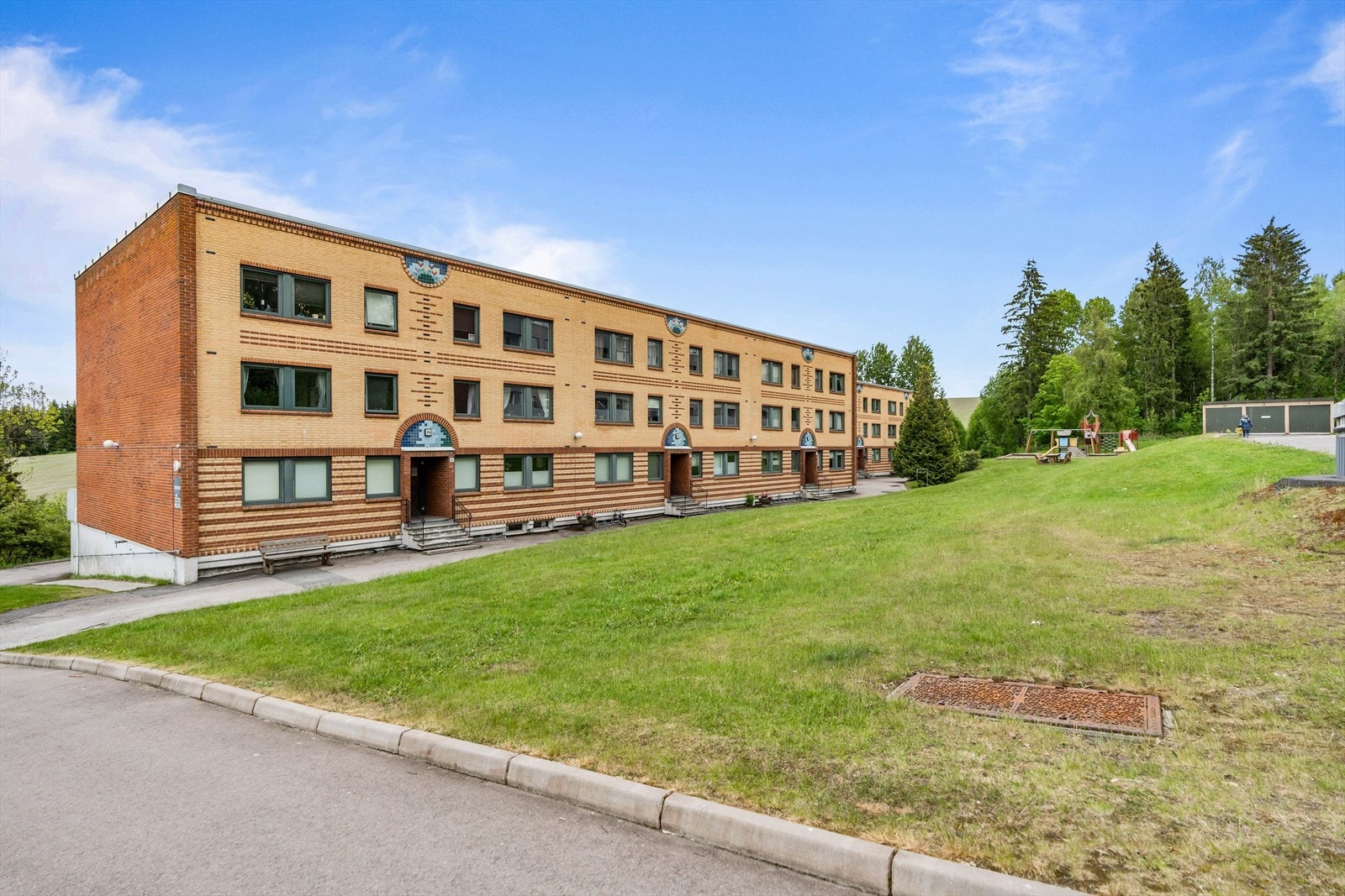 Byggets fasade. Galleribilde