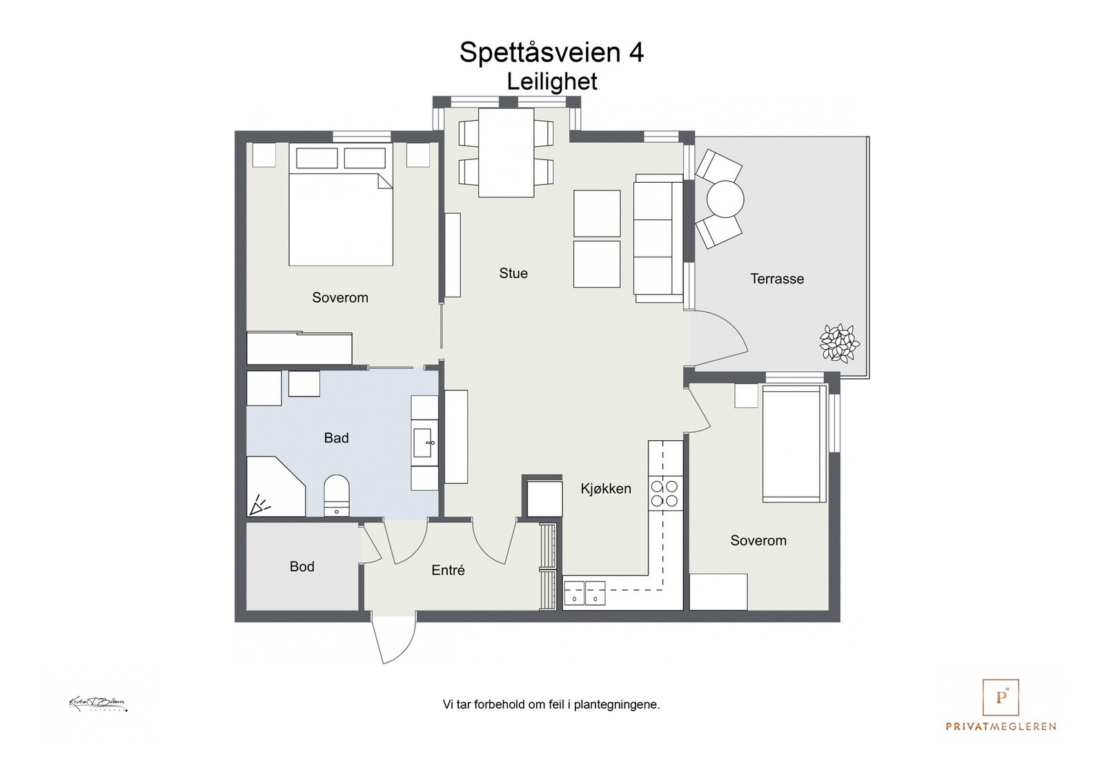 Plantegning Galleribilde