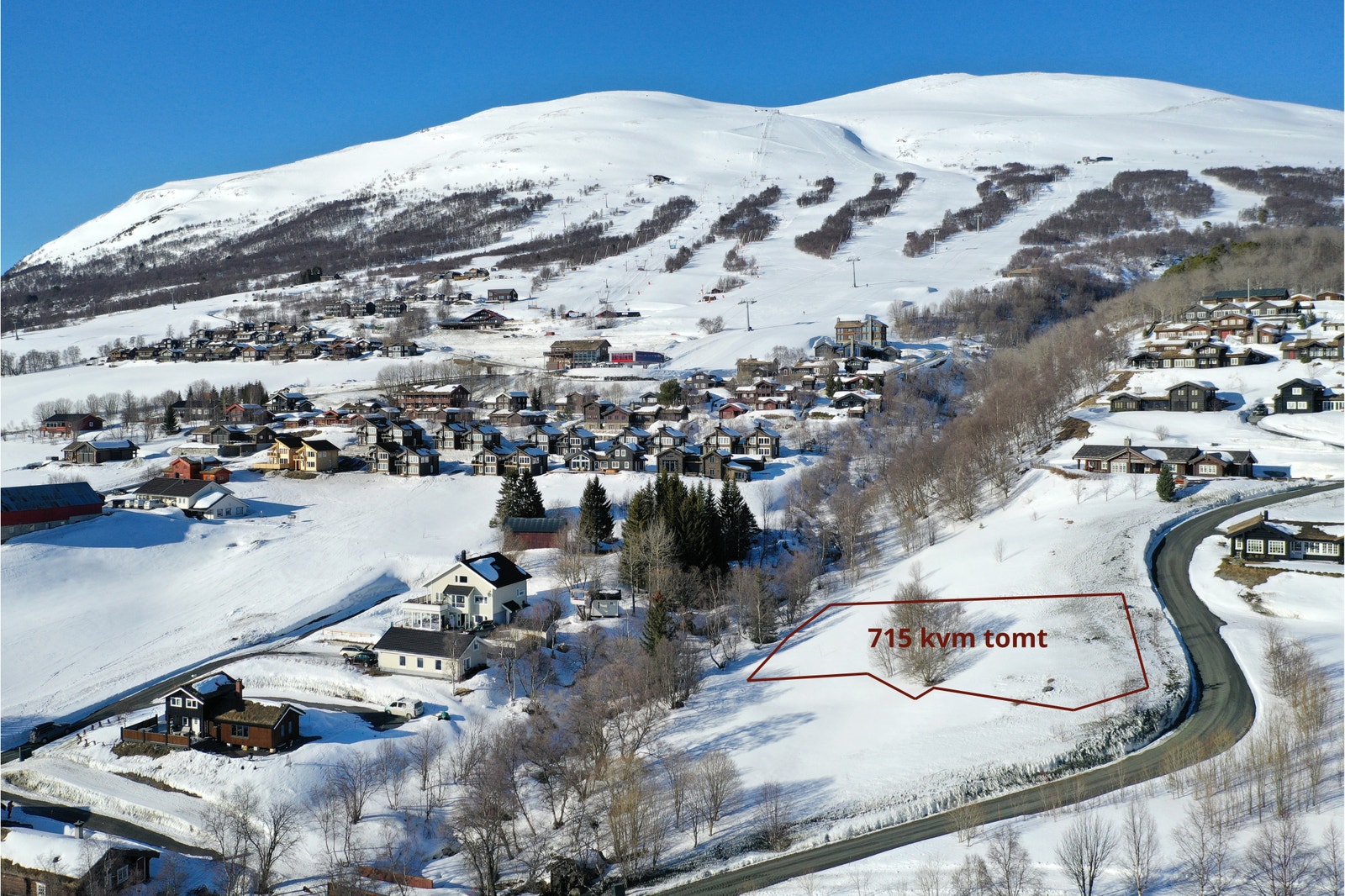 Stenan en vakker vinterdag i Oppdal. Galleribilde