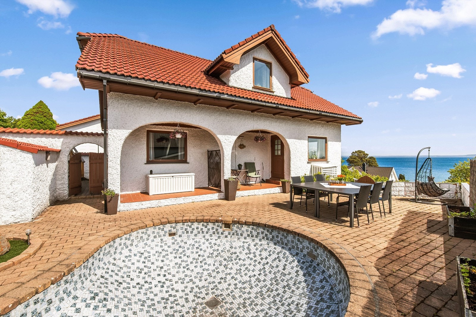 Fasade fra uteområde Galleribilde