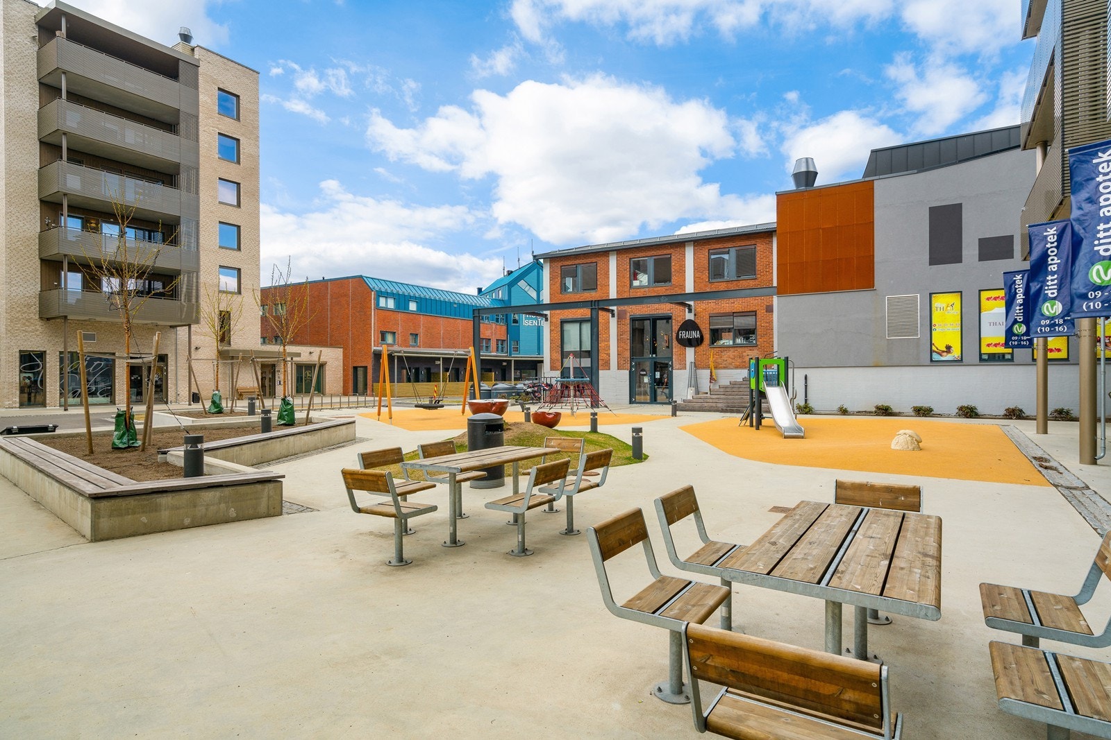 Her kan barna leke, mens voksne slapper av! Galleribilde