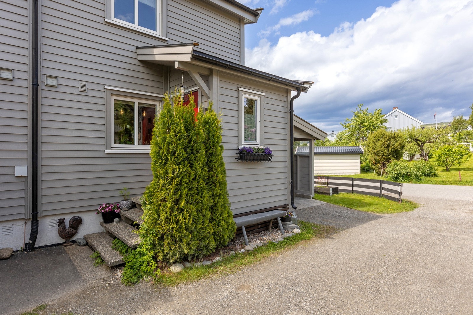 Koselig inngangsparti. Galleribilde