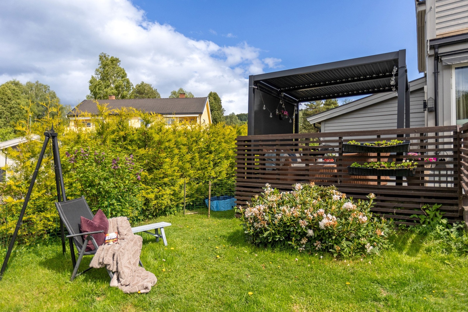 Hver andel disponerer den del av hageareal som ligger naturlig utenfor boligenheten. Galleribilde