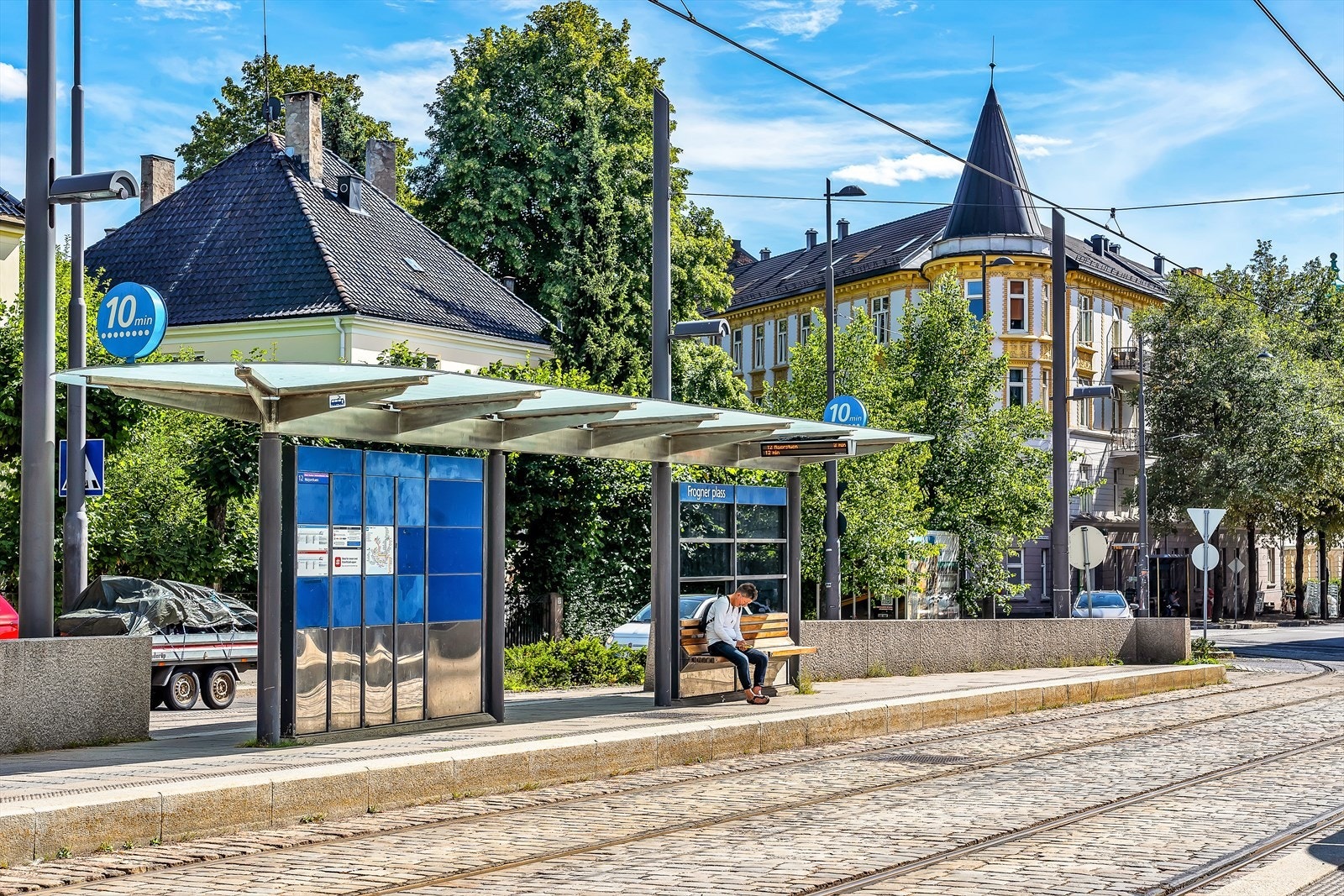 God kollektivdekning i området med trikk eller buss. Frogner plass ligger ca. 1 minutters gange fra boligen Galleribilde