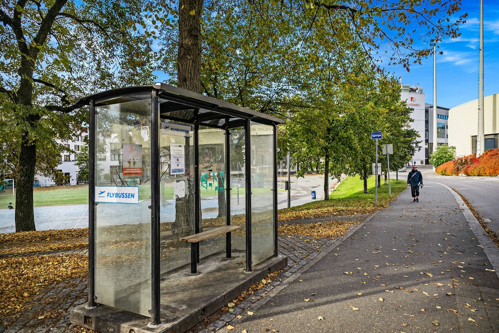 Flybussen tar deg fra stopp på Bislet til Gardermoen. Galleribilde