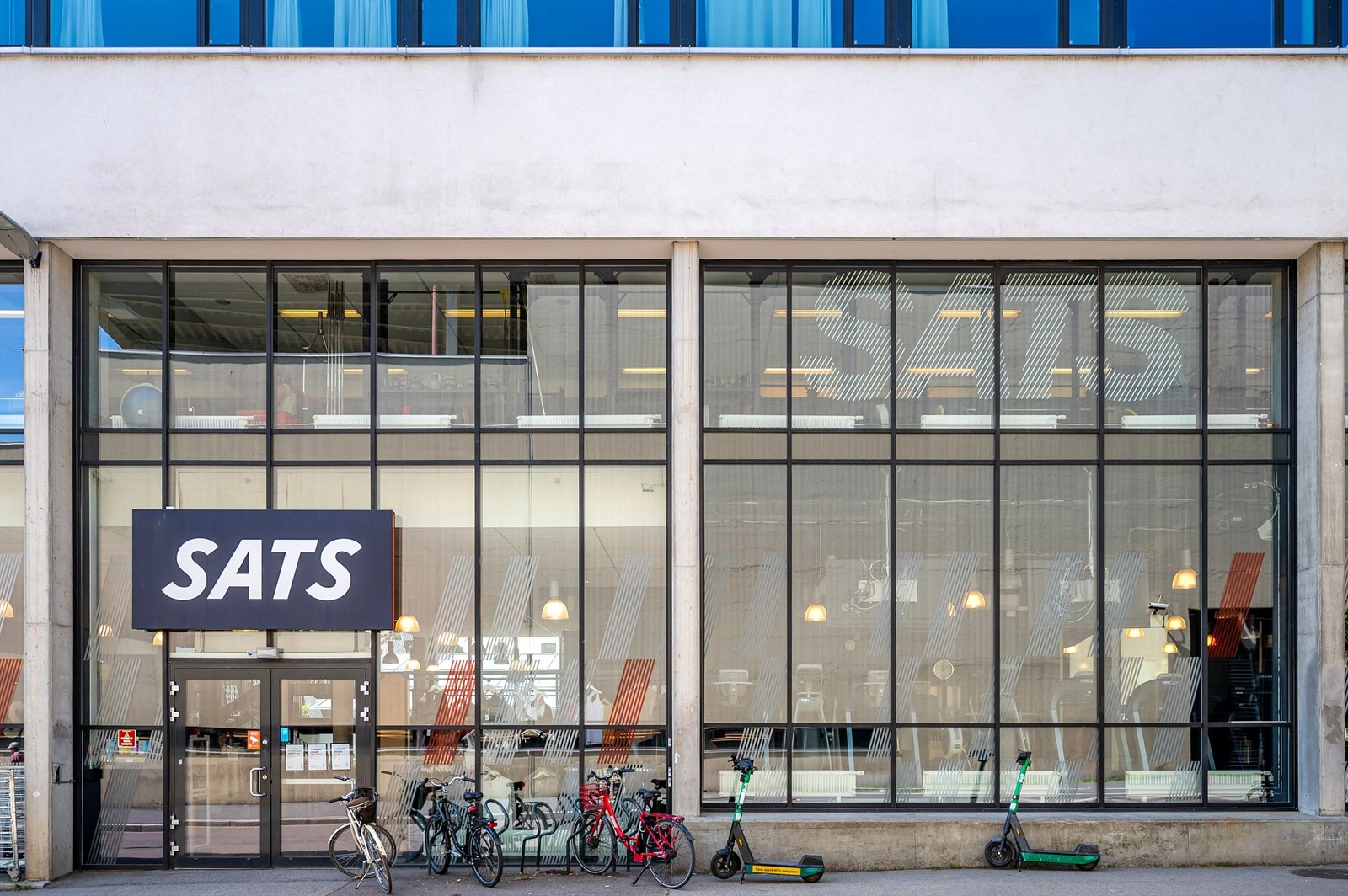 Sats på Bislet. Galleribilde