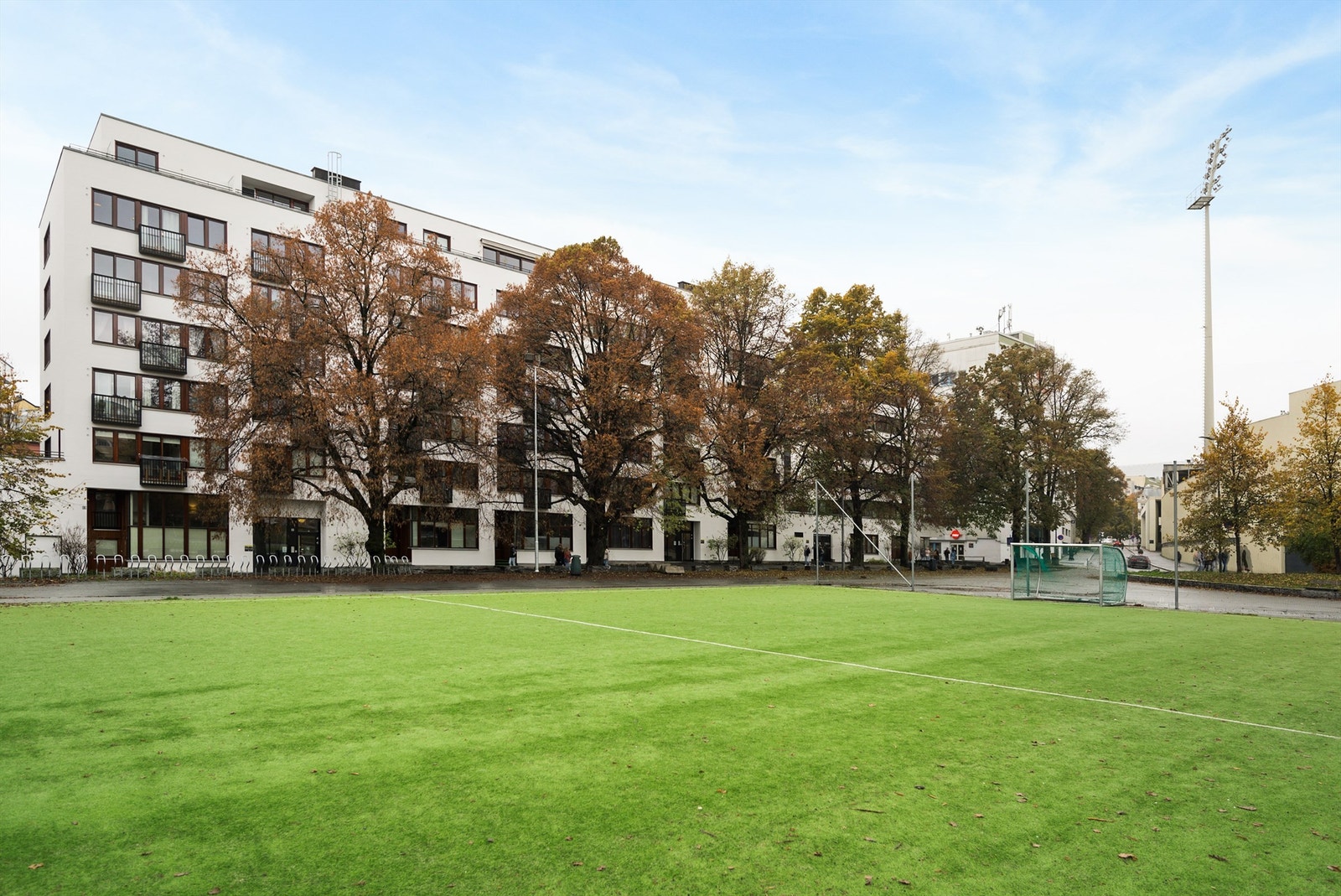 Fotballbane på Bislet. Galleribilde