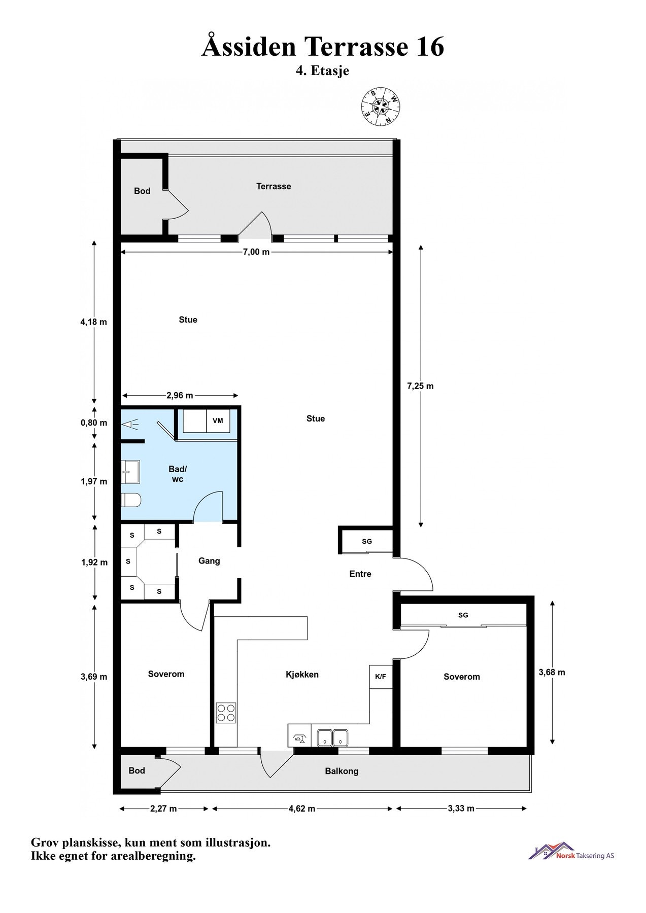 Boligen disponerer 1 kjellerbod (nr. 4065) på ca. 2,6 m², samt tilgang til felles sykkelbod, fellesvaskeri og felles selskapslokale i borettslaget Galleribilde