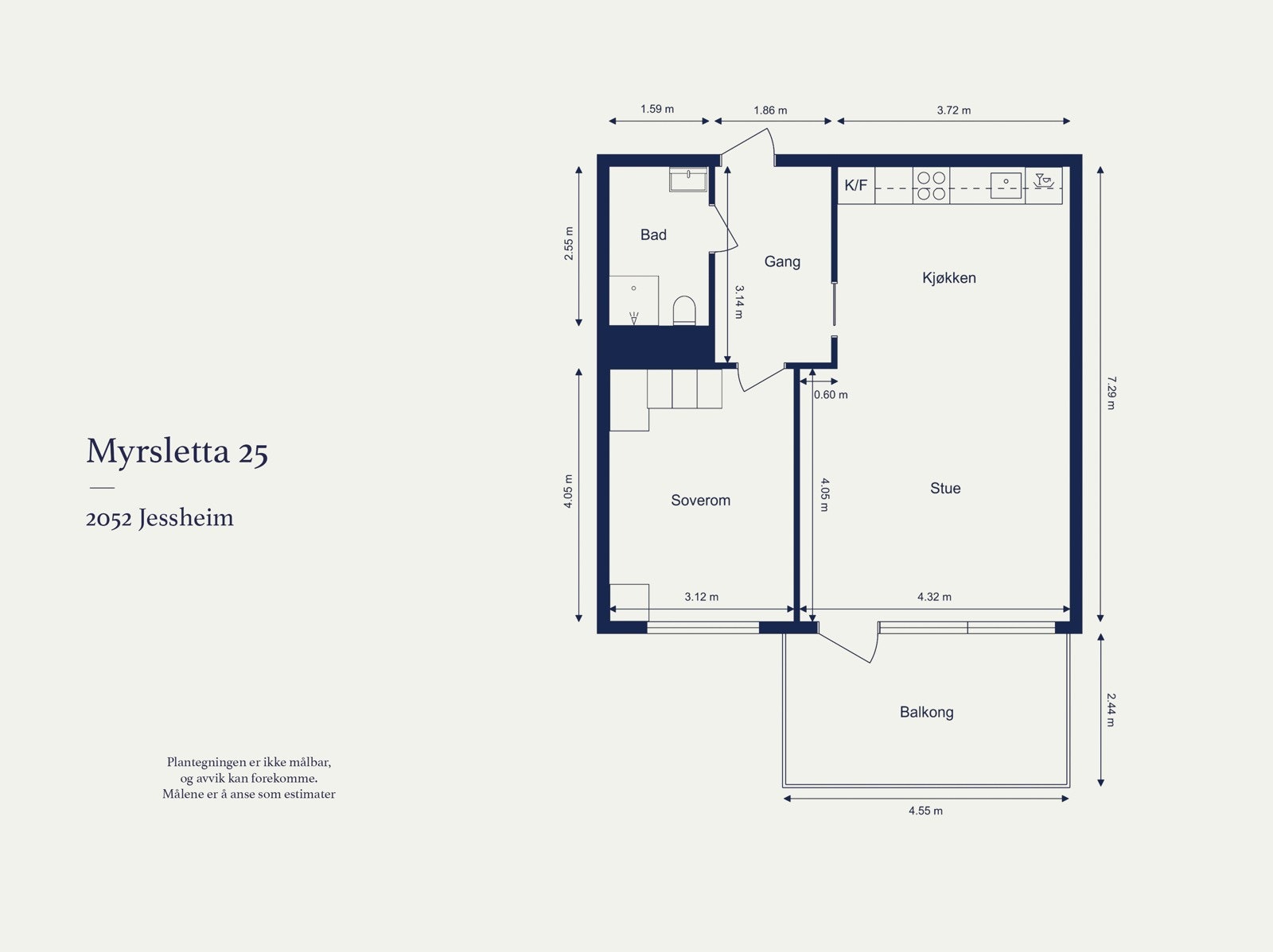 Plantegning | 5. etasje (heis) Galleribilde