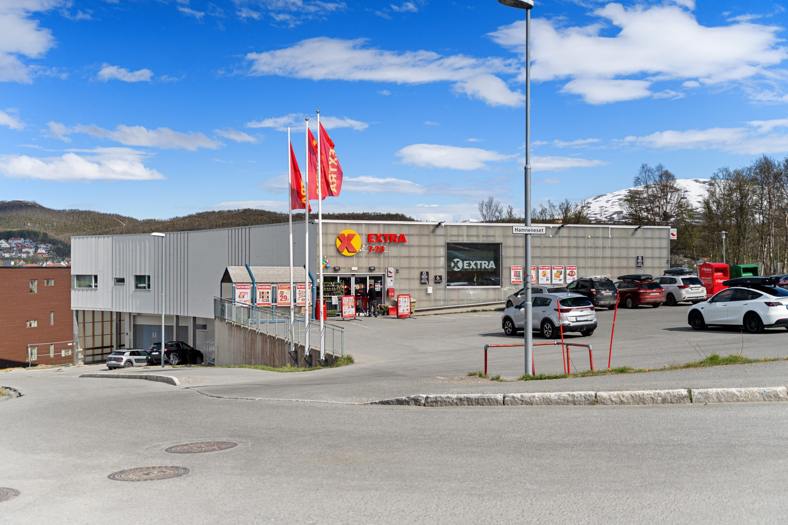 Kort vei til dagligvare.