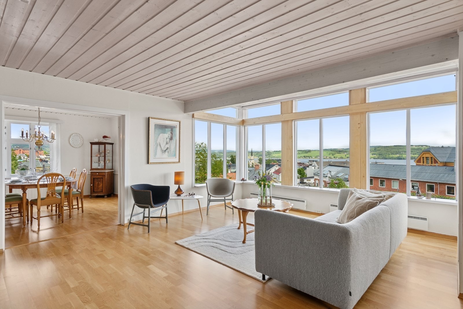 Her kan den fine utsikten nytes fra sofakroken. Galleribilde