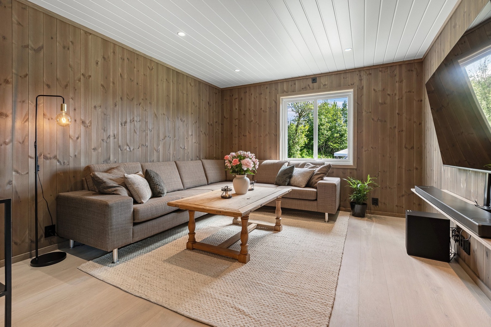 TV-stue som også kan benyttes som soverom Galleribilde