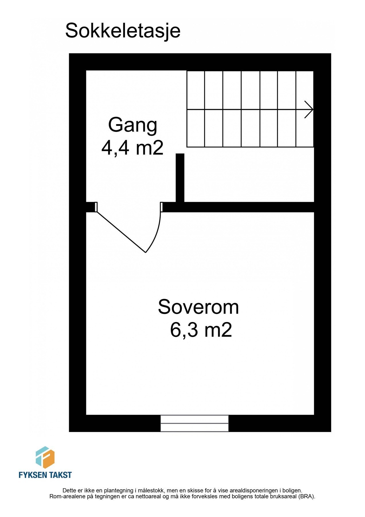 Plantegning sokkeletasje. Galleribilde