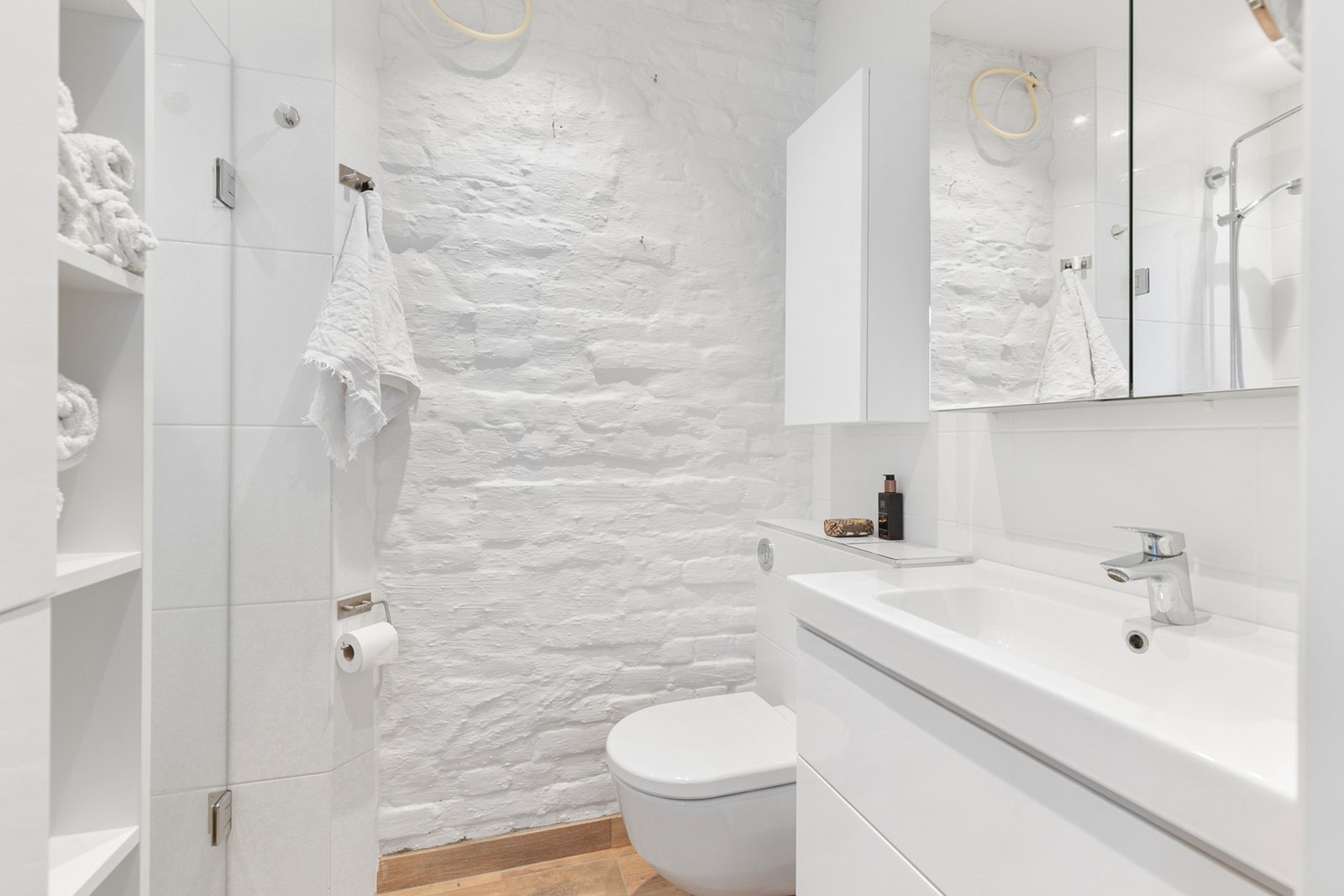 Pent bad på 3m². Galleribilde