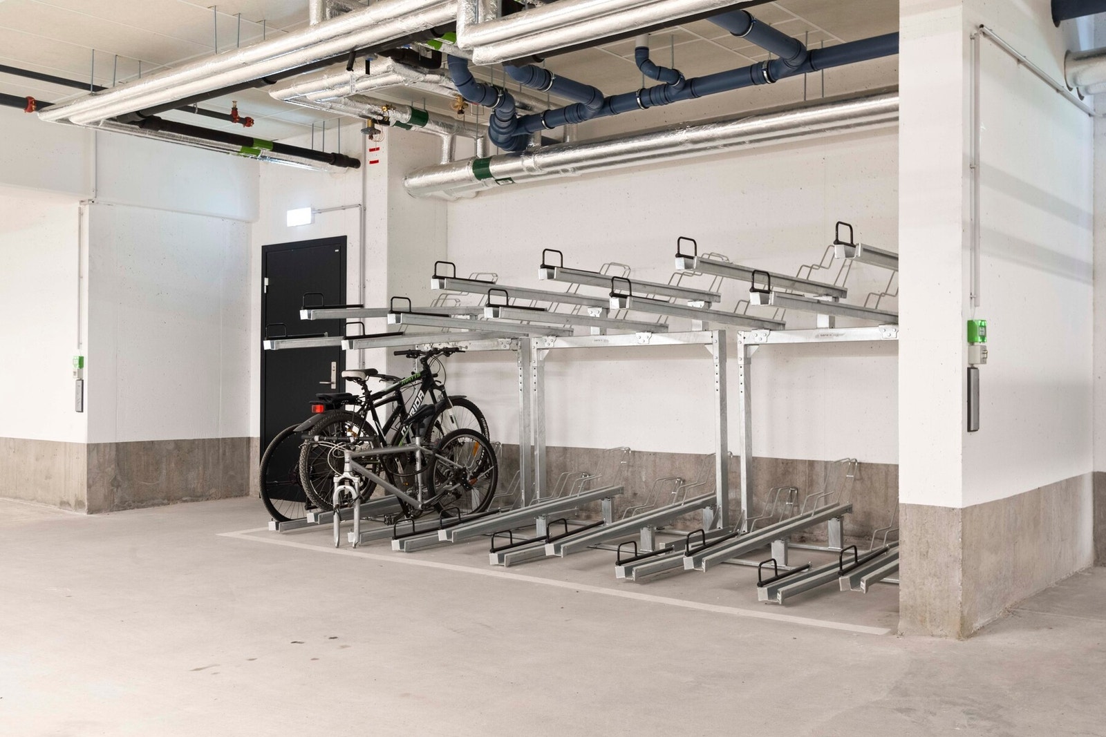 Sykkelparkering. Galleribilde