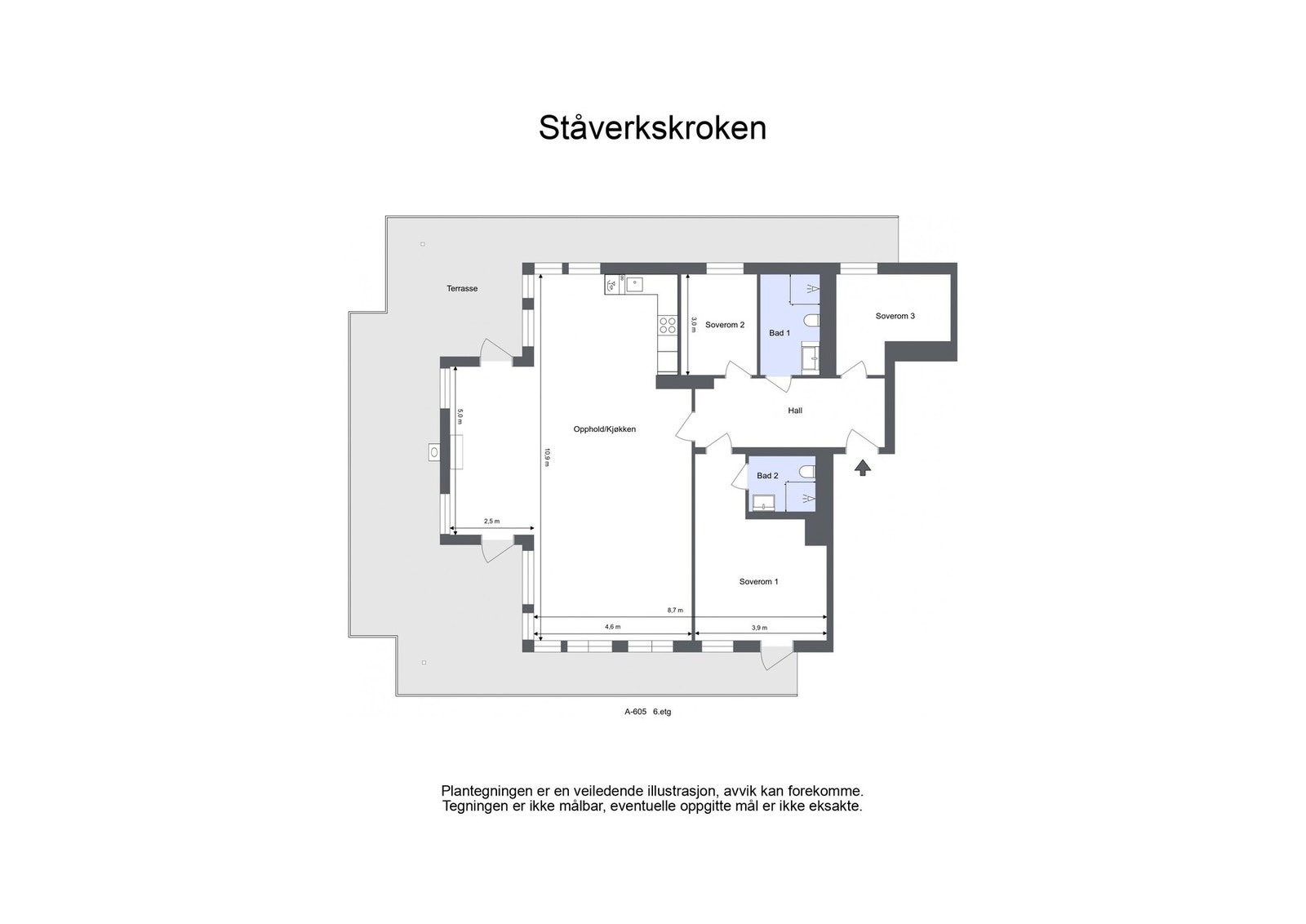 Plantegning. Galleribilde