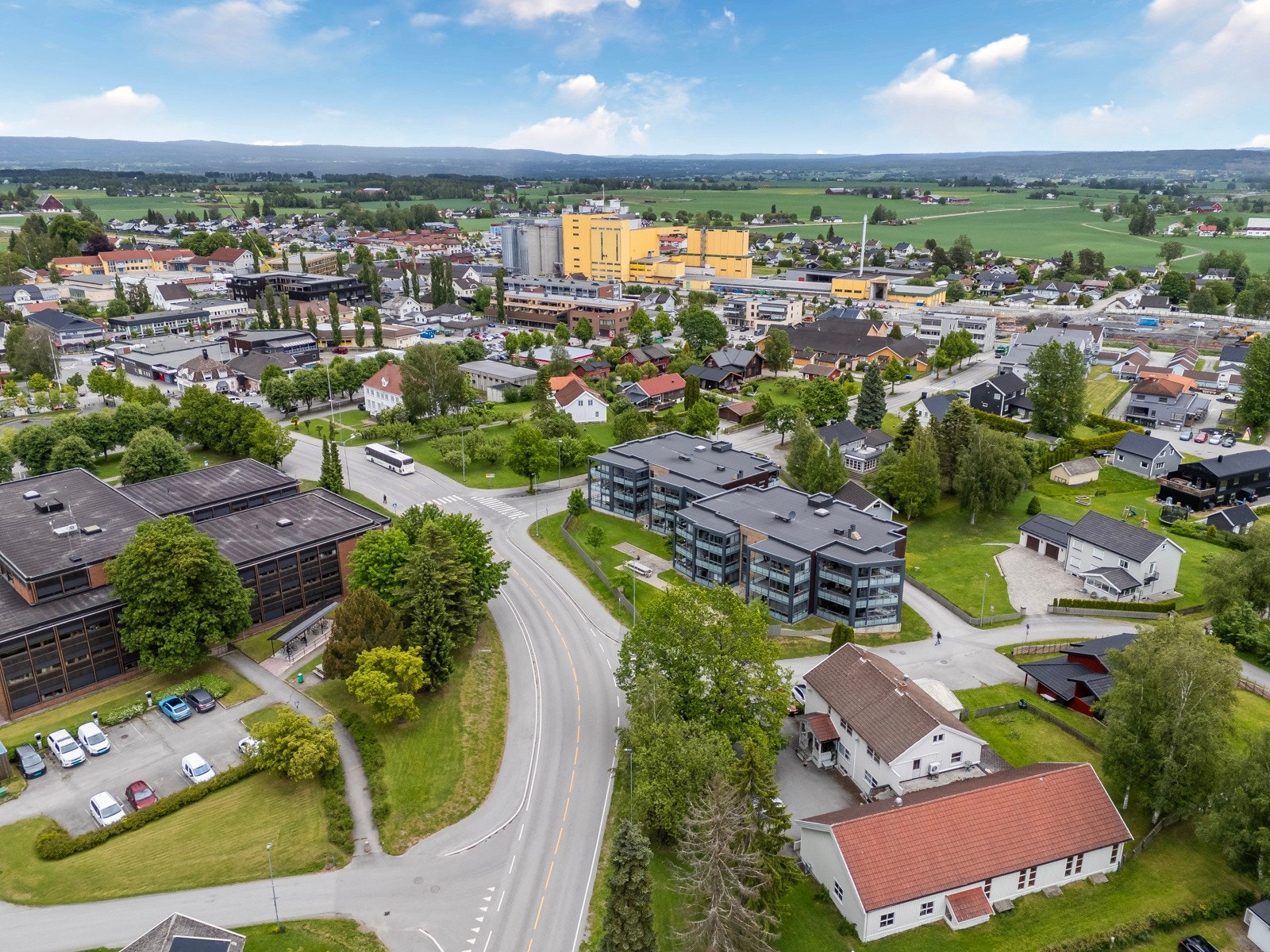 Dronefoto Galleribilde