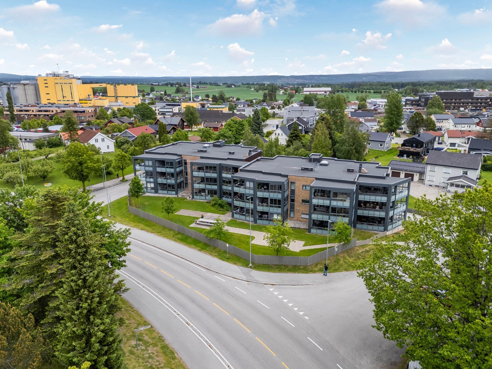 Dronefoto Galleribilde