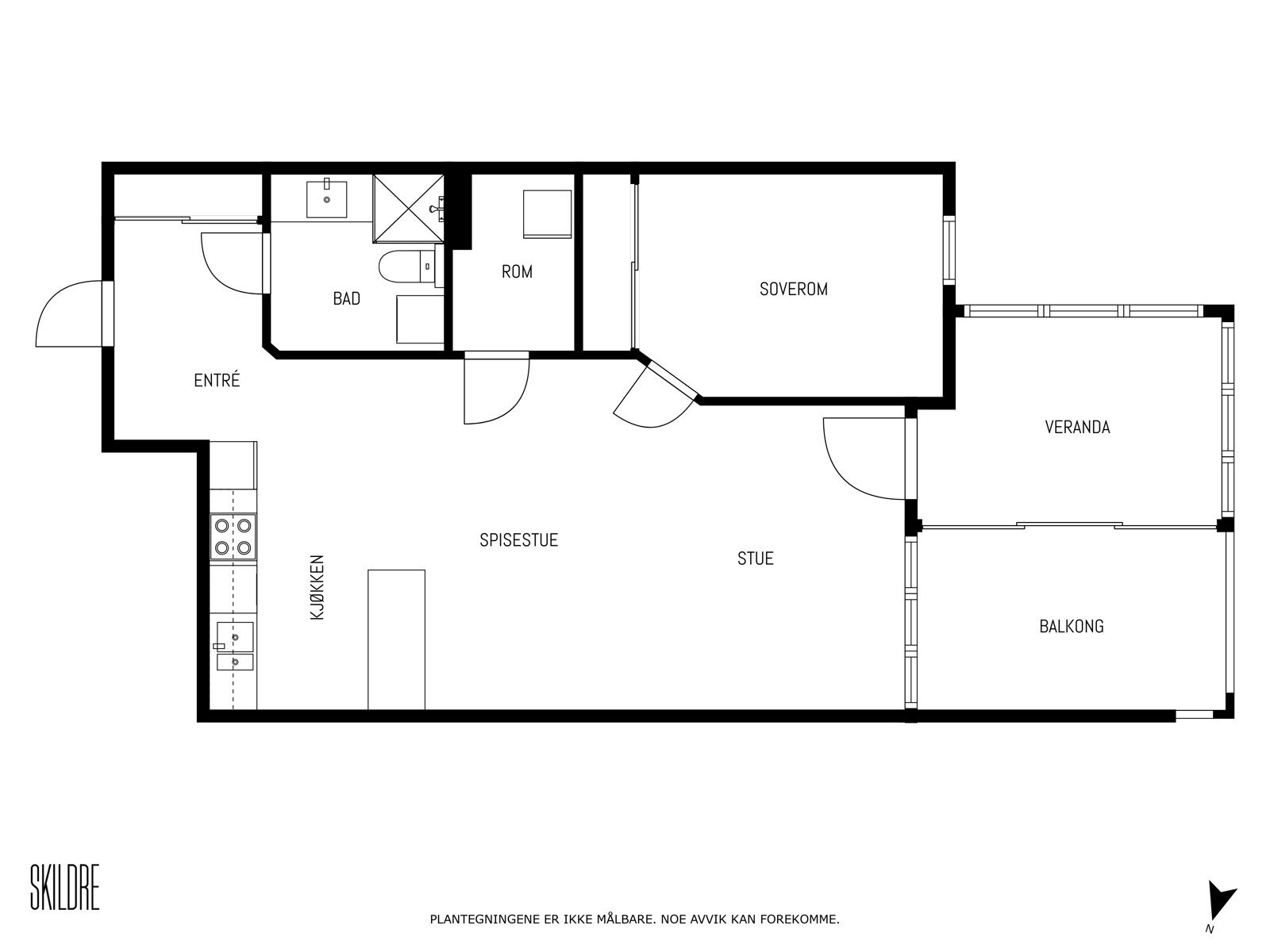 Plantegning Galleribilde