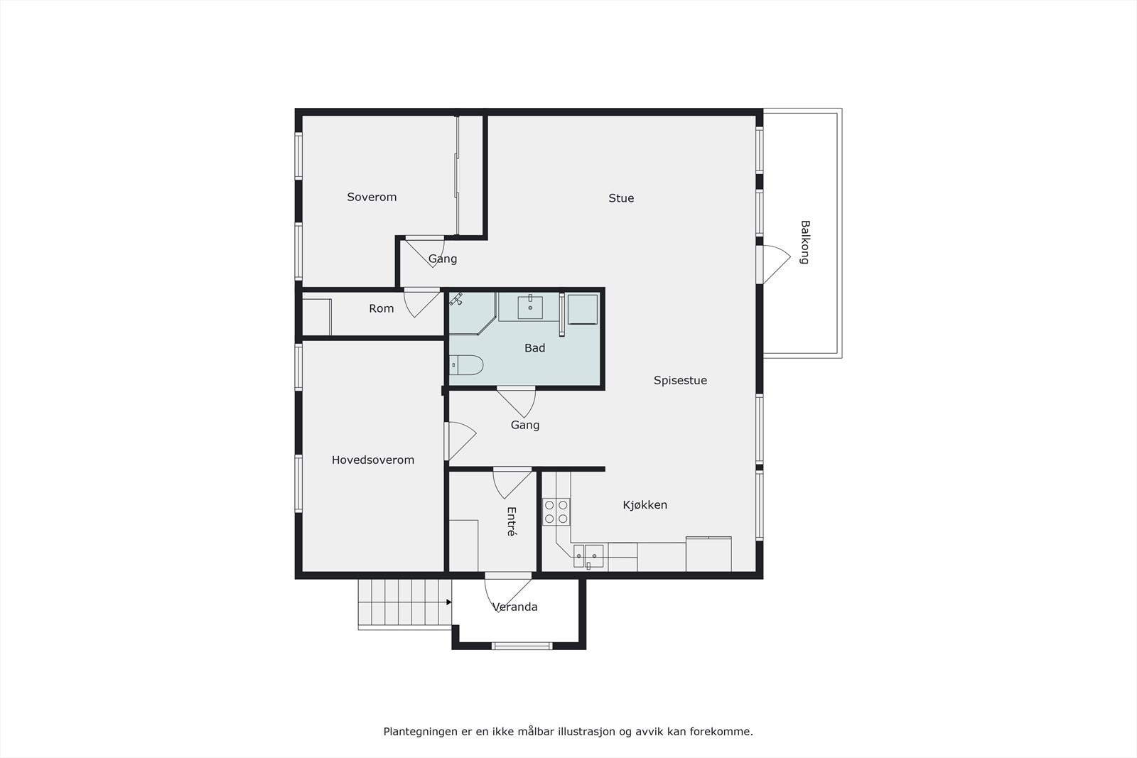 Plantegning Galleribilde