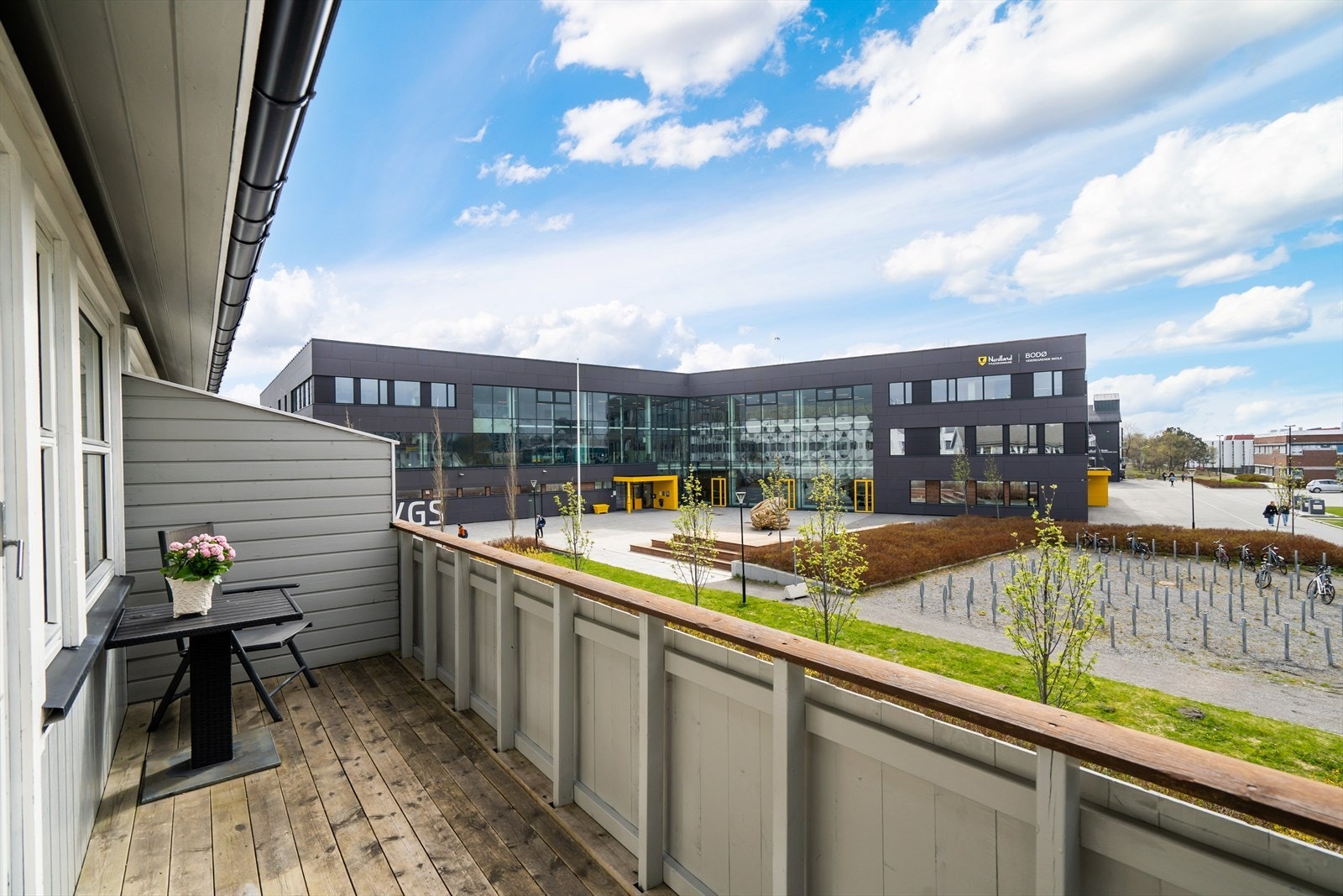 Balkong/utsikt Galleribilde