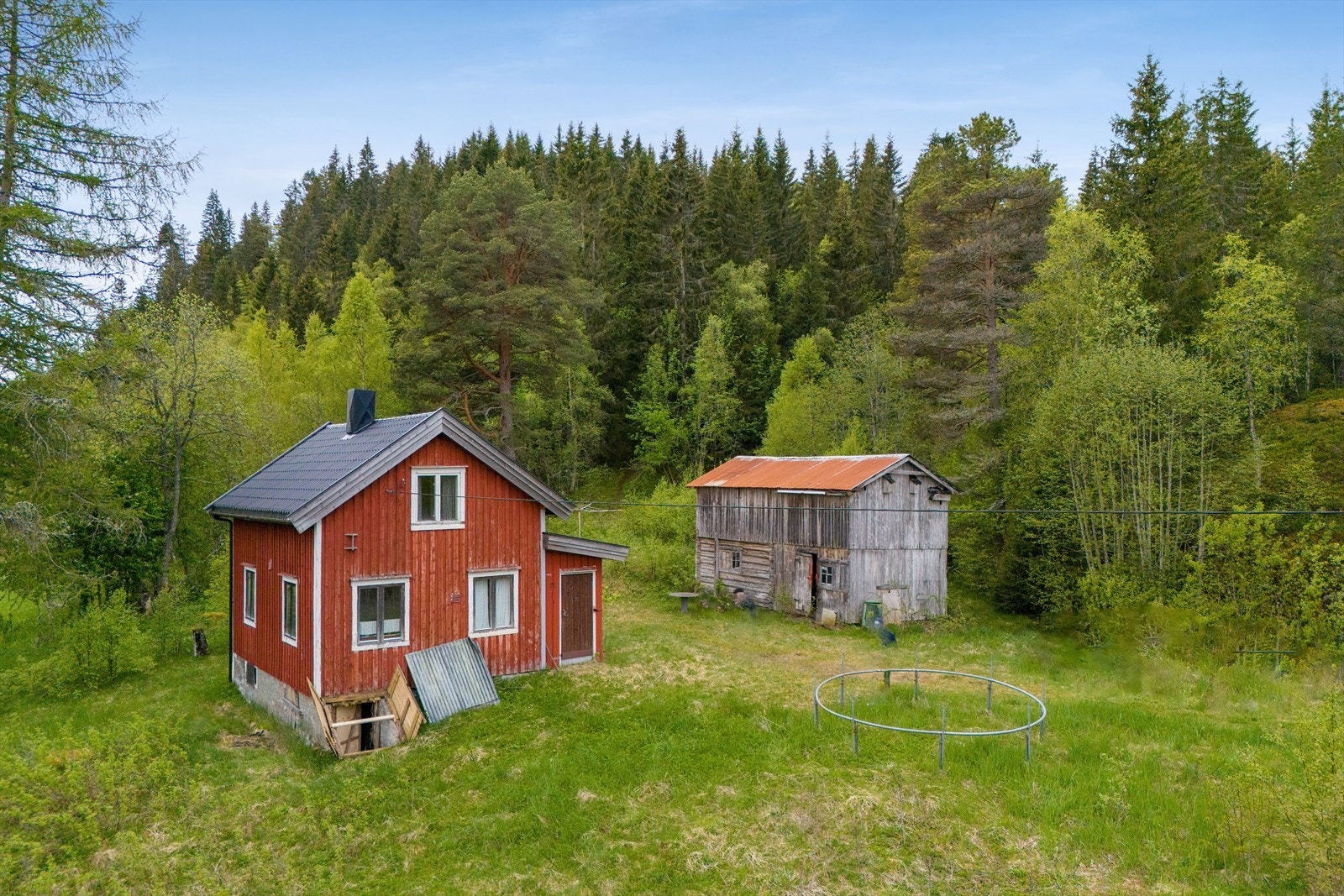 Her kan man få sitt eget fristed beliggende i landlige omgivelser. Galleribilde
