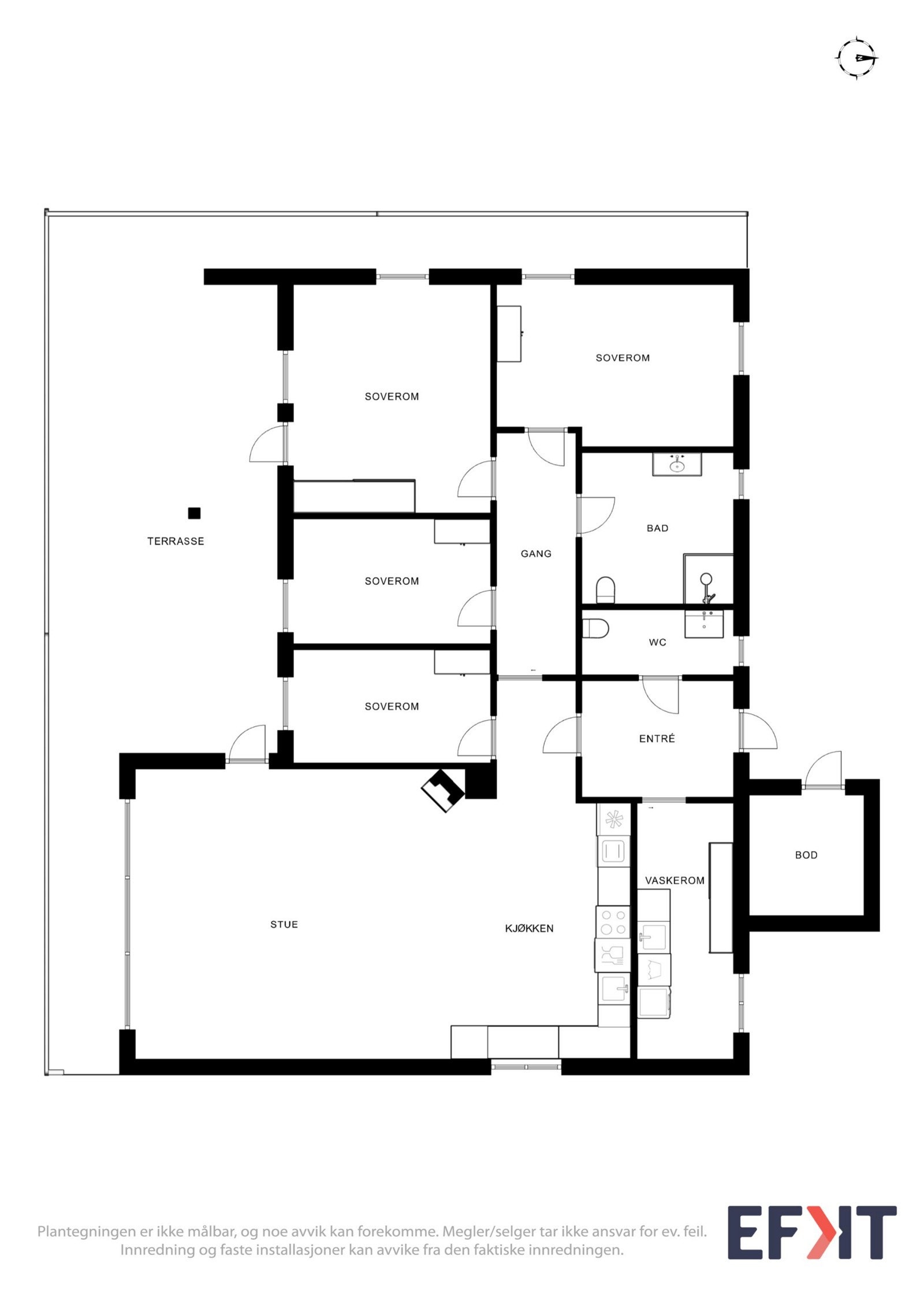 Planskisse Galleribilde