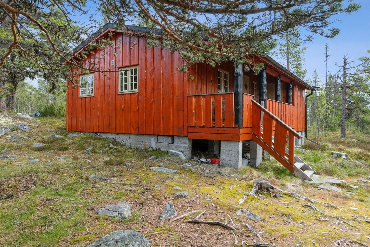 Sjarmerende inngangsparti med overbygd svalgang Galleribilde