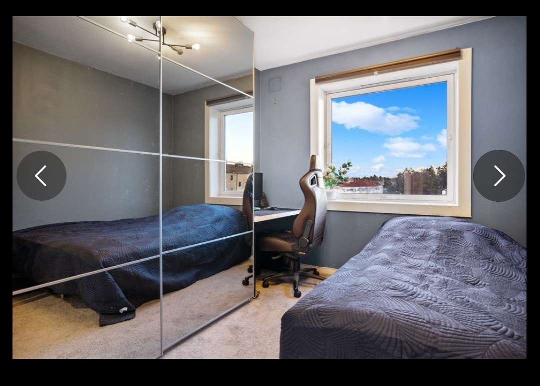 Seng og stol kan være møblert om ønskelig Galleribilde