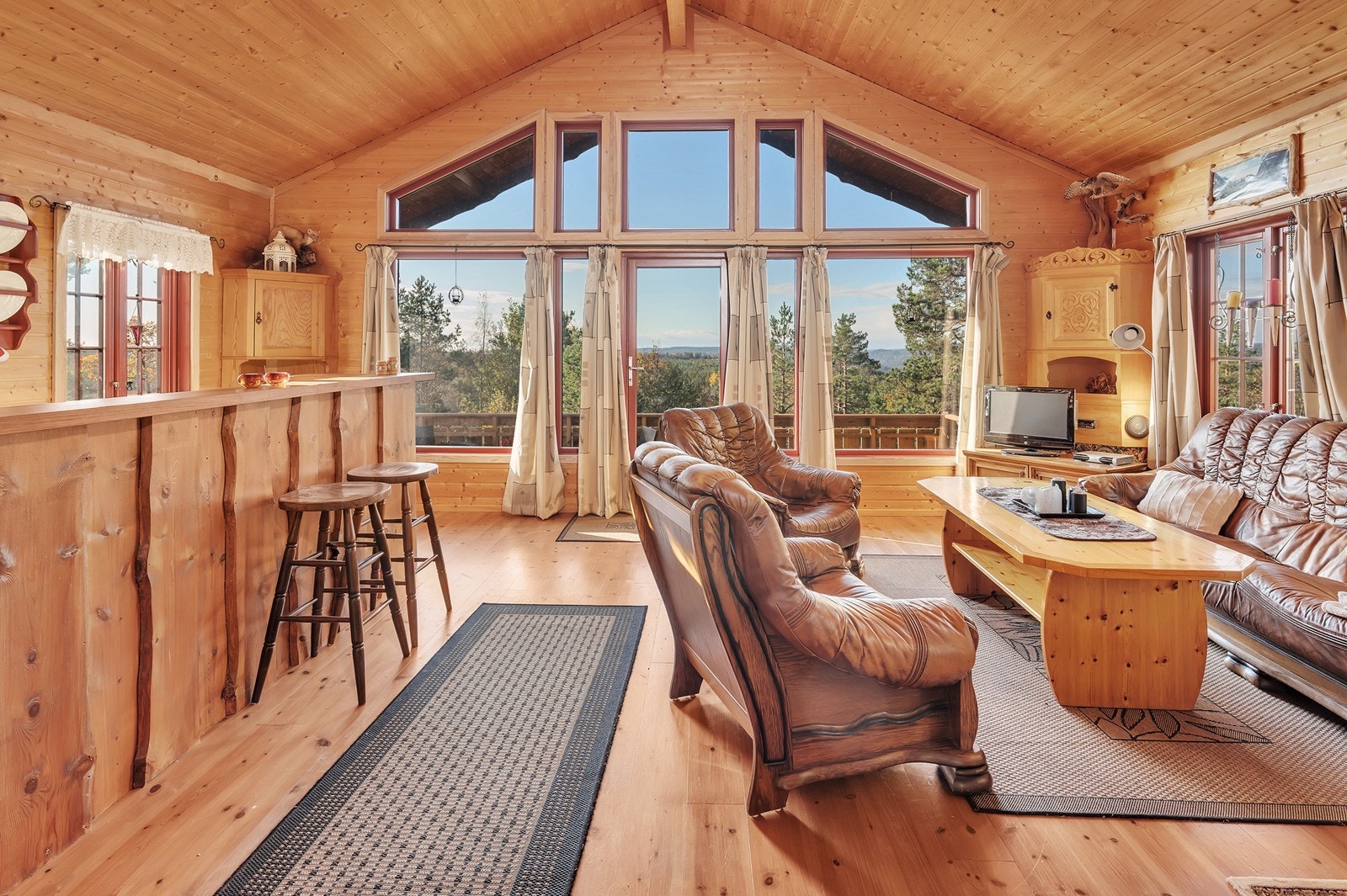 Pent utsikt til flott natur. Galleribilde