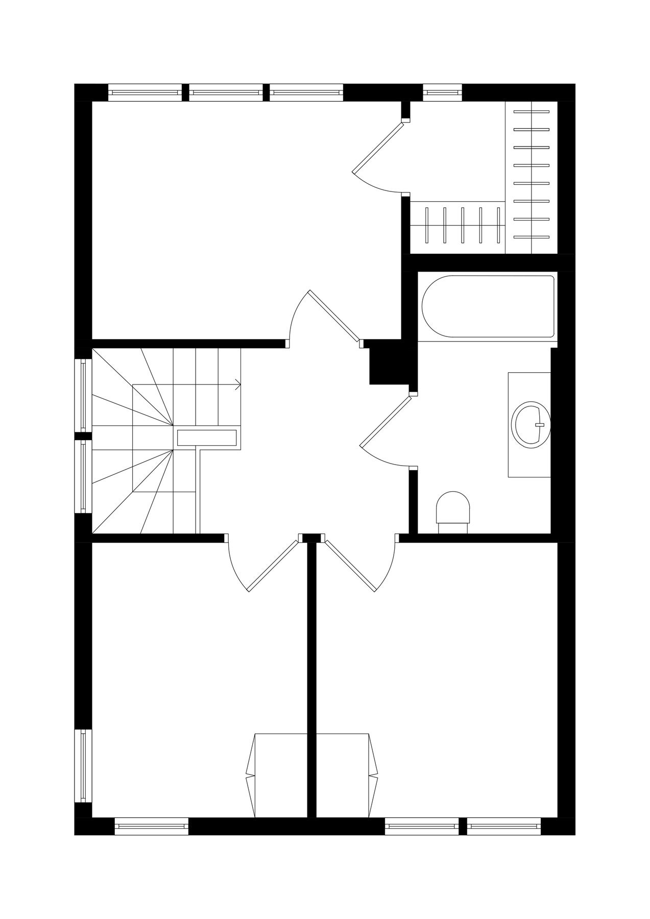 Plantegning 2.etasje Galleribilde
