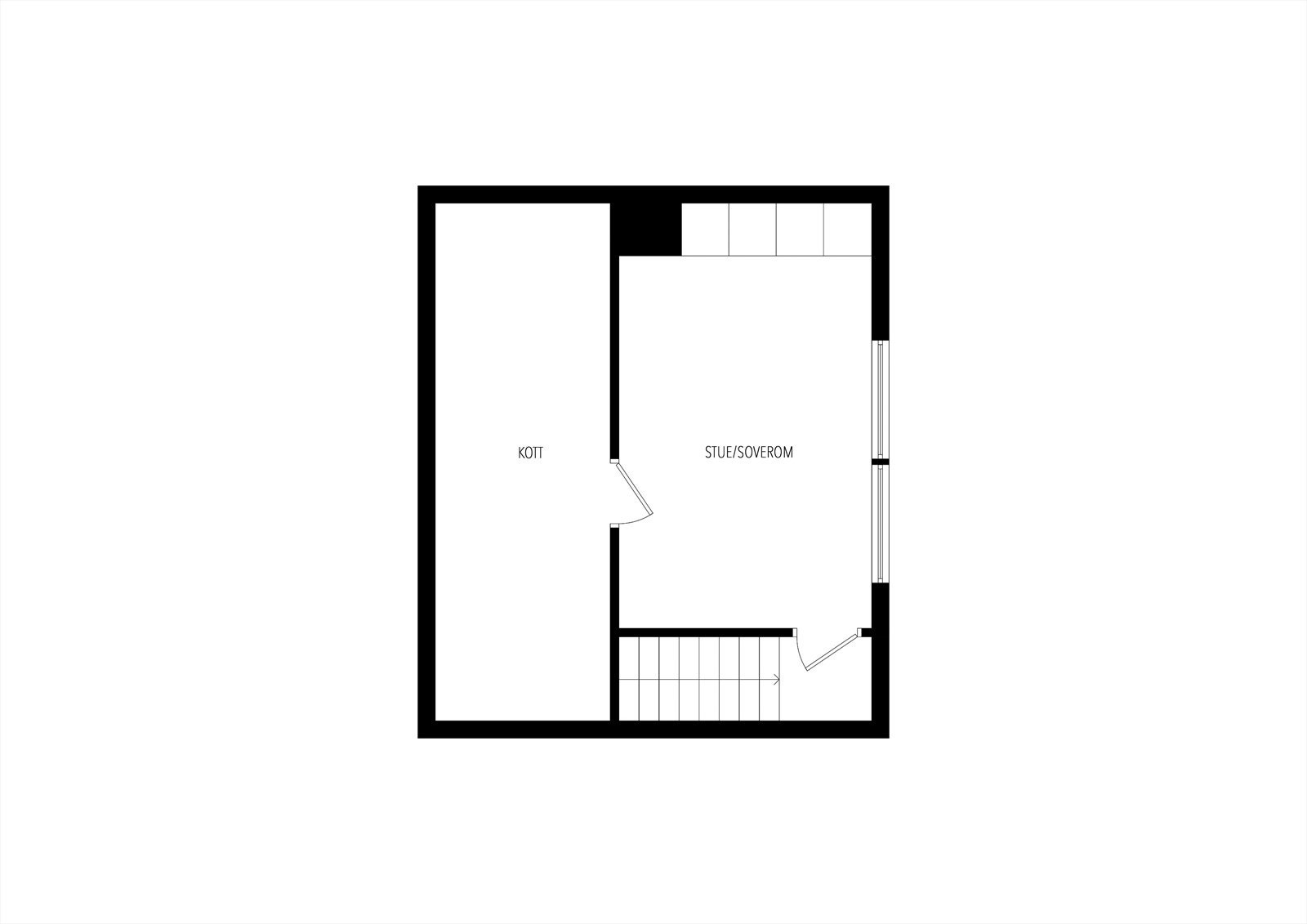 Plantegning loft Galleribilde