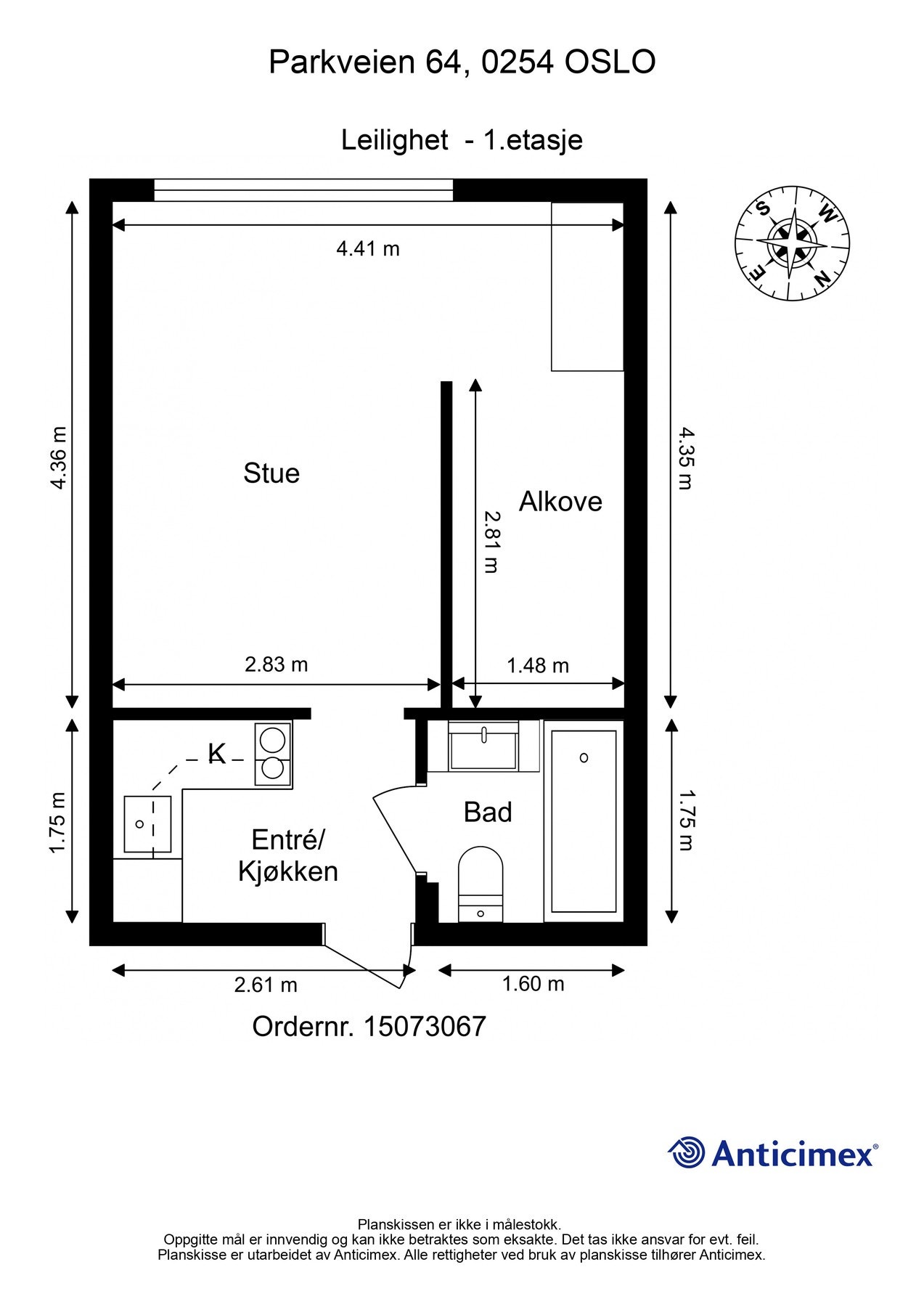 Plantegning Galleribilde