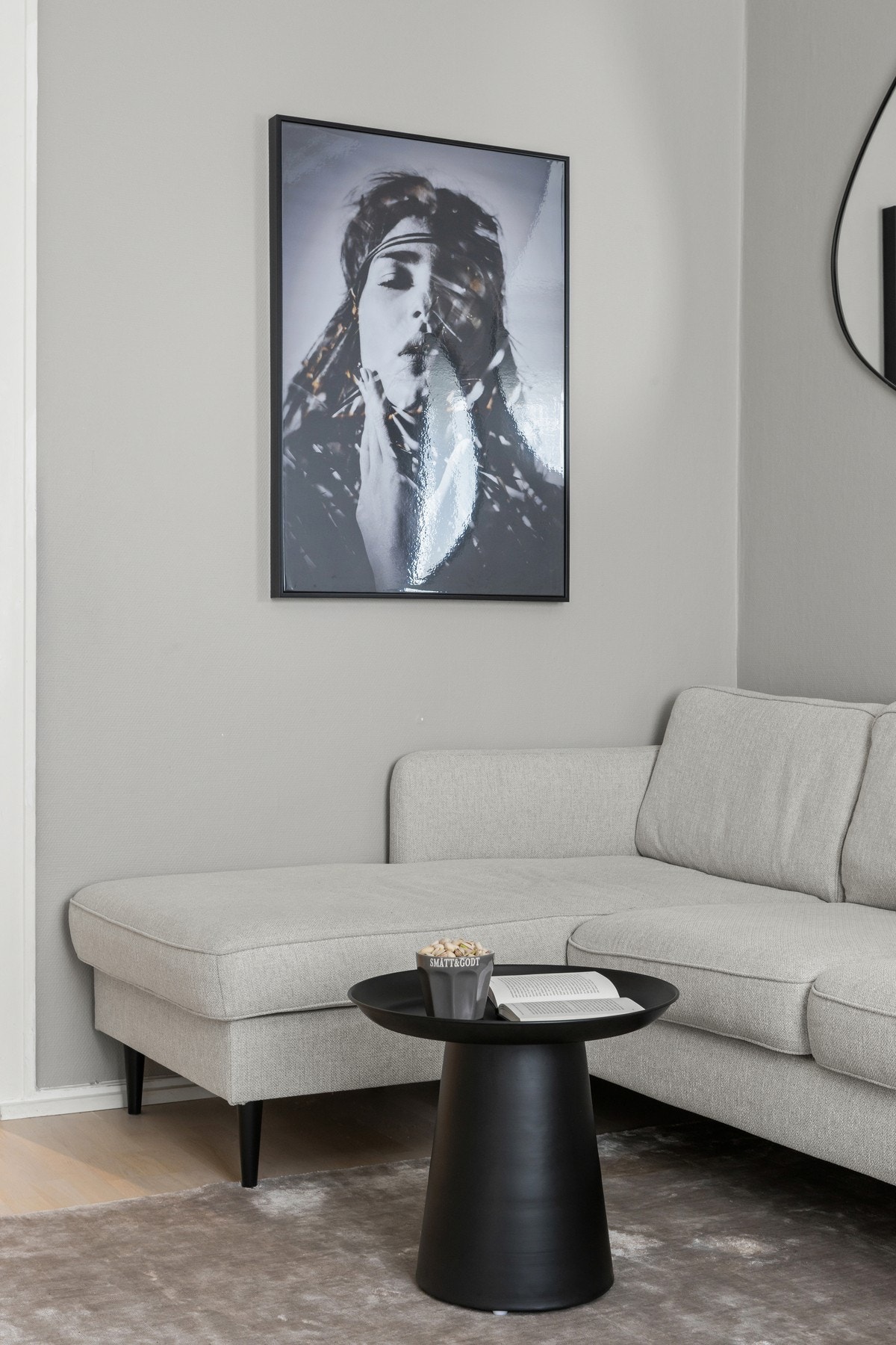 Vegger og himling ble nymalt i 2023 Galleribilde