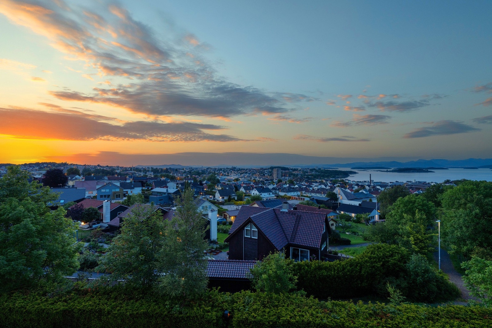 Utsikten fra inngangsdøren Galleribilde