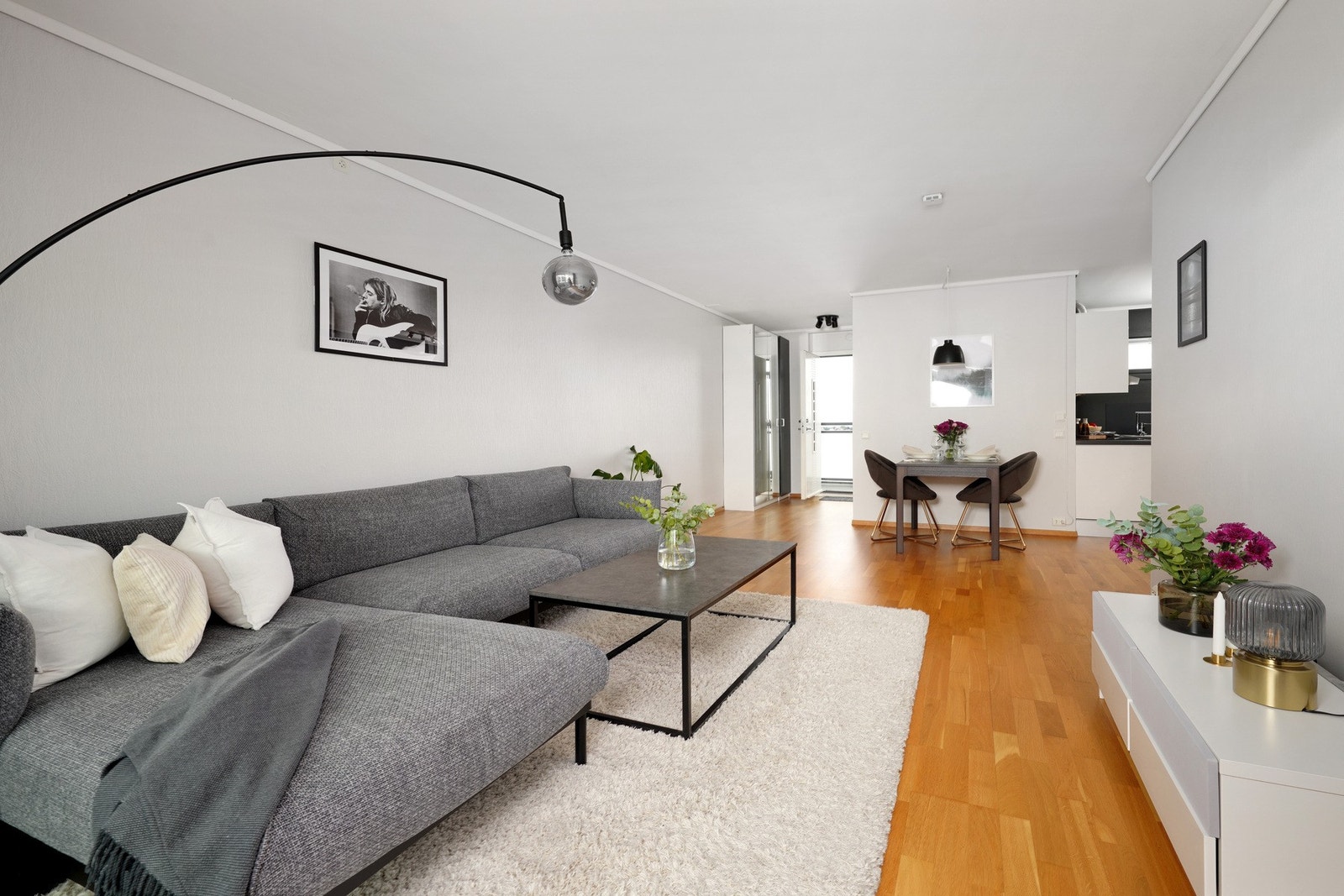 Luftig romslig stue Galleribilde