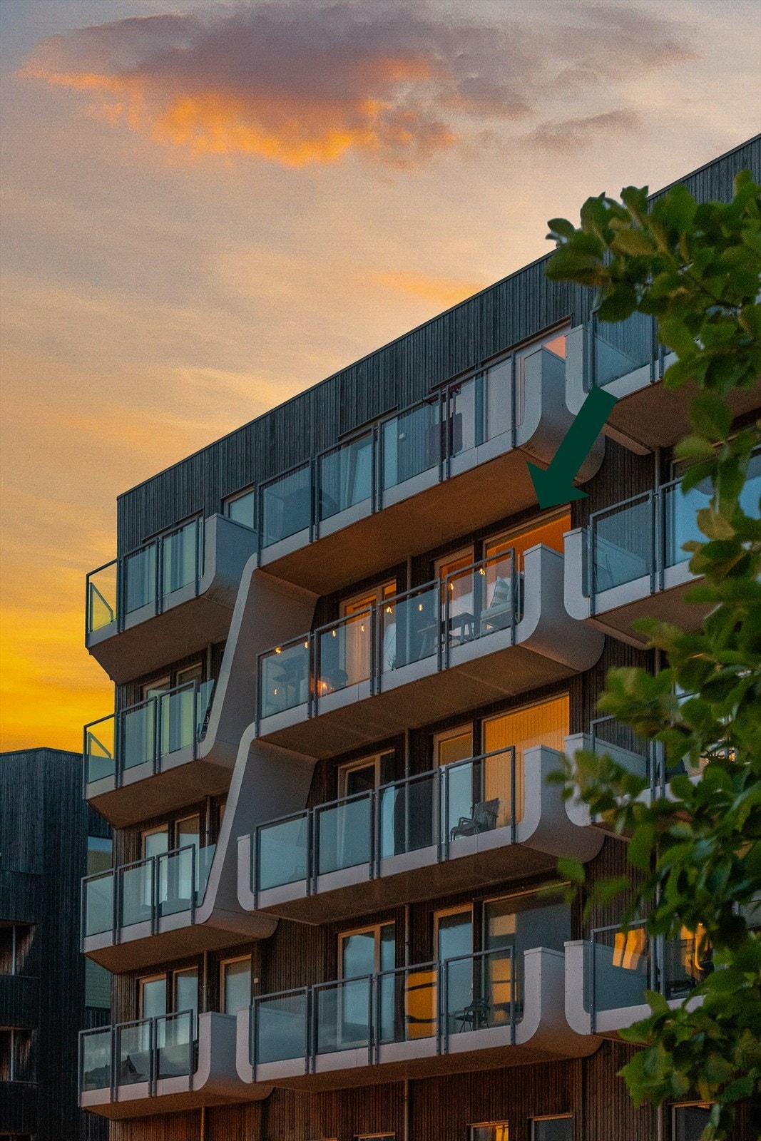 Leiligheten ligger i 4.etg fra gateplan. Galleribilde