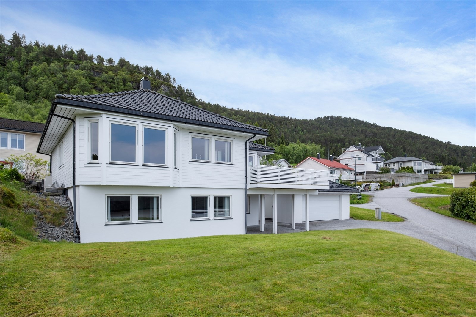 Plen i forkant av boligen Galleribilde